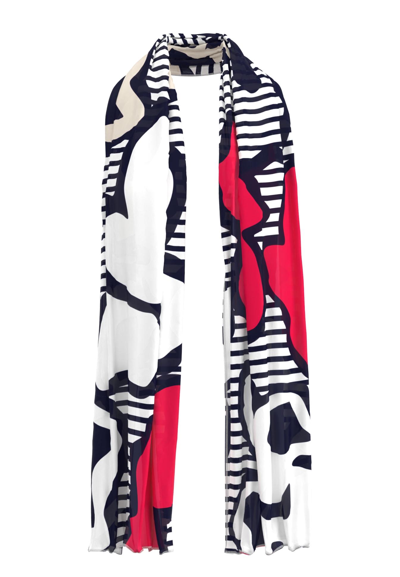 Schal mit Streifen-Print - Produktbild 2