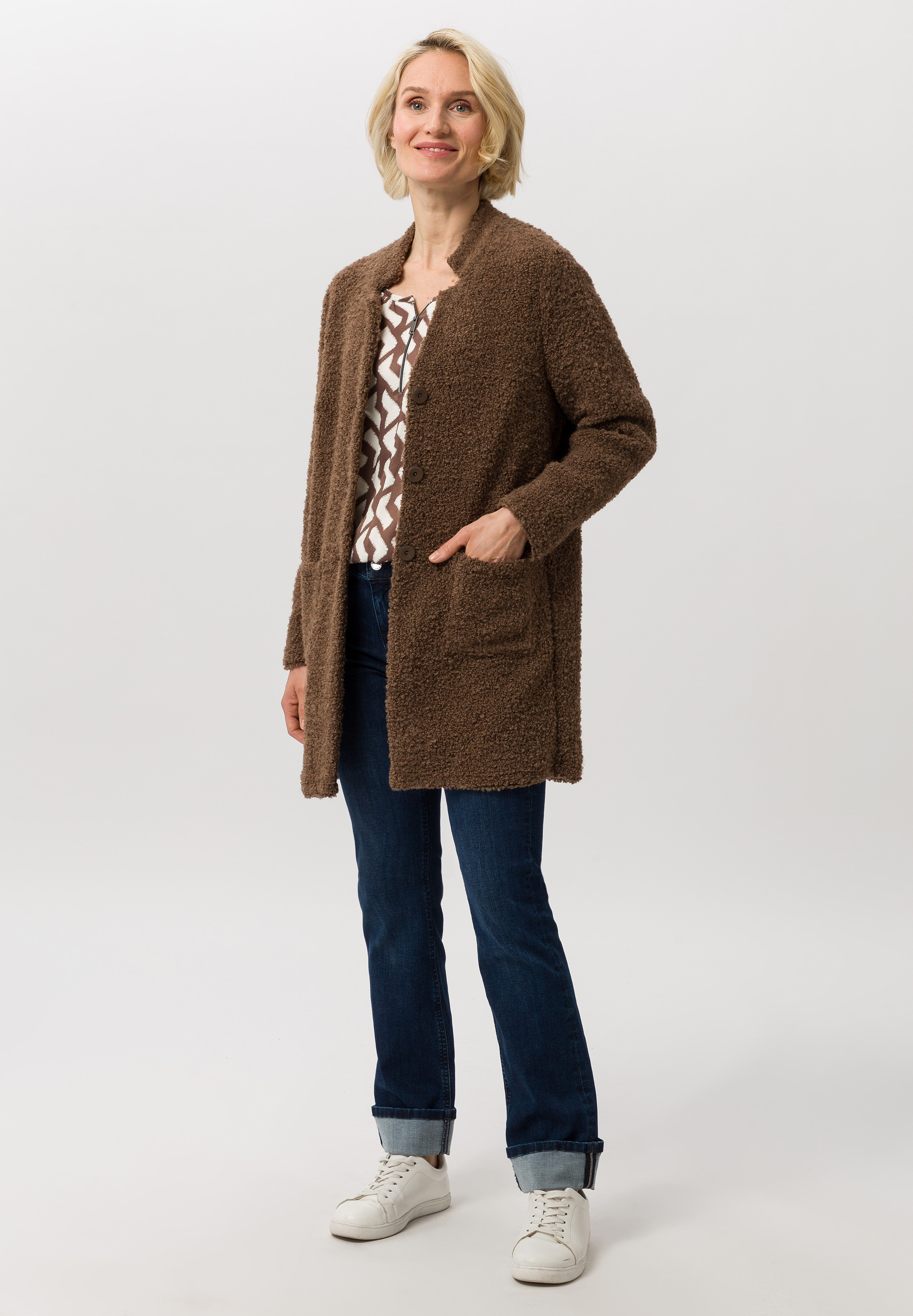 Cardigan Bouclé knit look - Product Image 2