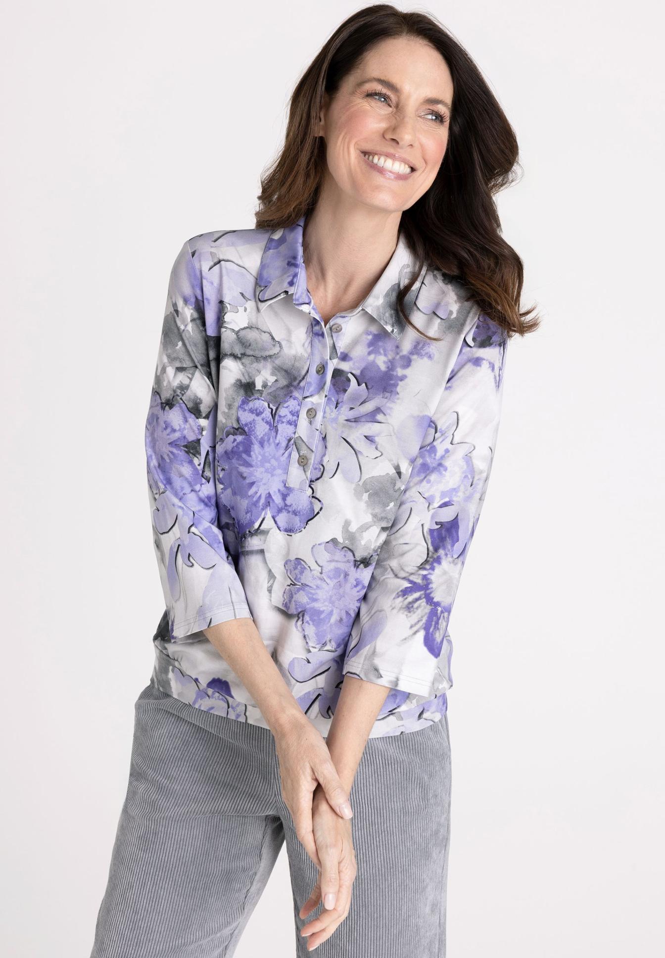 Shirt with button placket - Product Image 1