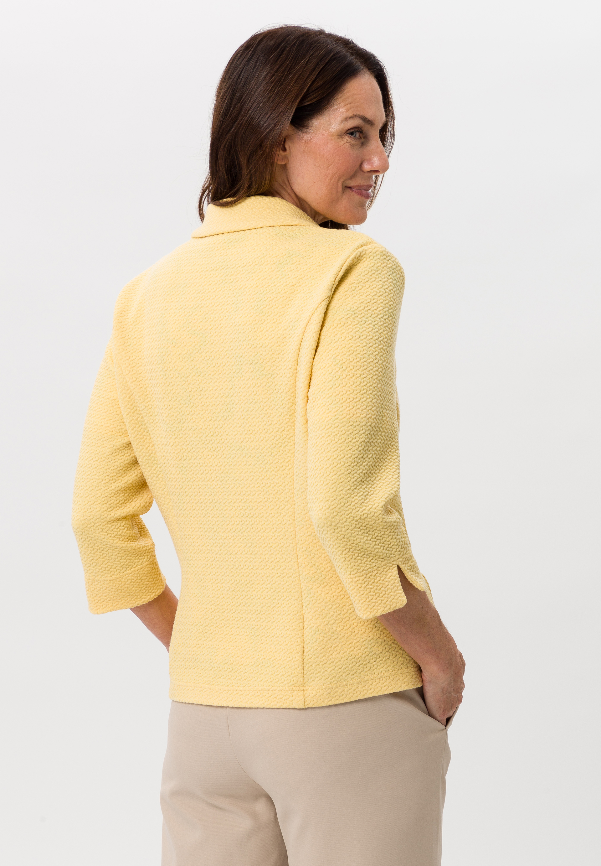 Lapel blazer made from PES mix textured jersey - Bild 2 Lapel blazer made from PES mix textured jersey - Bild 2