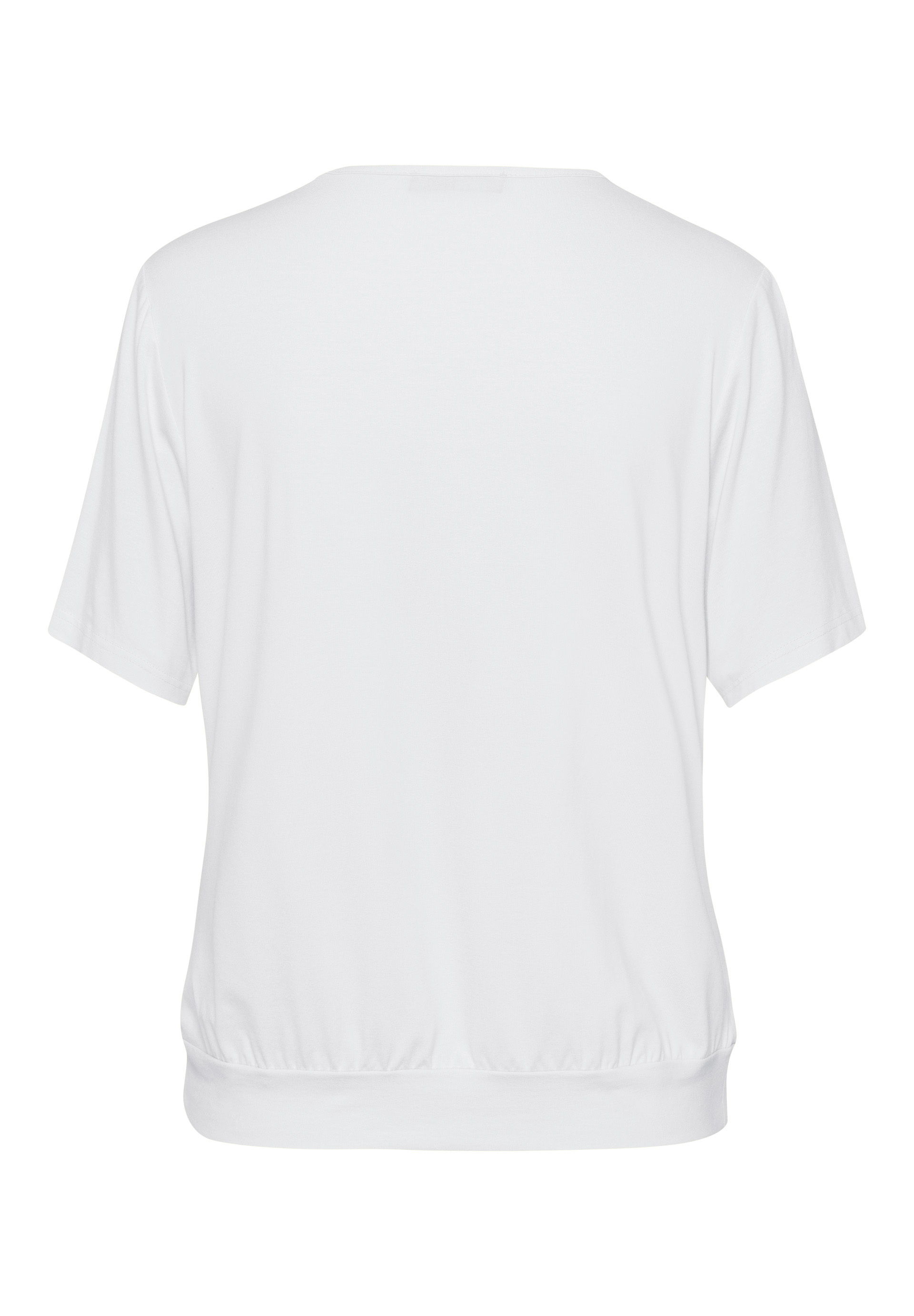 Blusenshirt im Materialmix - Bild 2