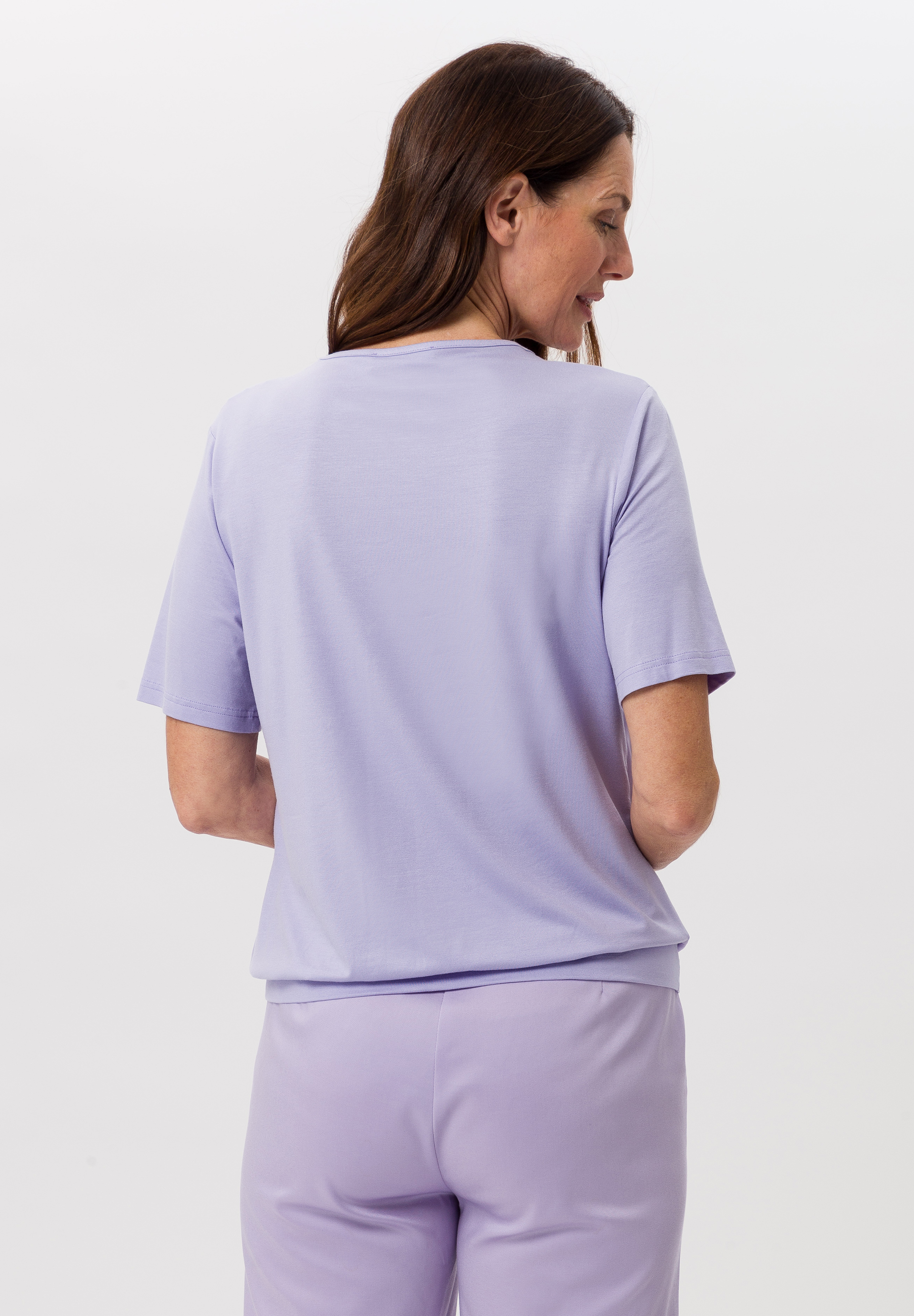 Blusenshirt im Materialmix - Bild 2
