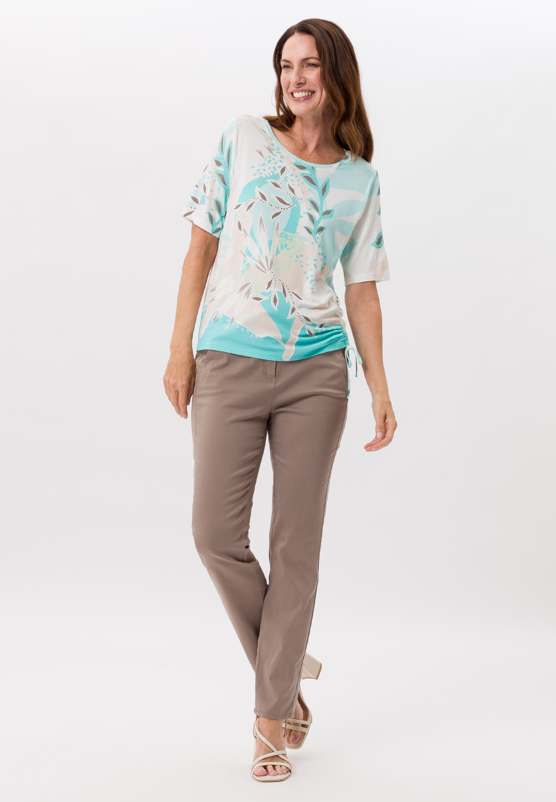 Shirt mit wunderschönem Blütendruck Shirt mit wunderschönem Blütendruck - Produktbild 2