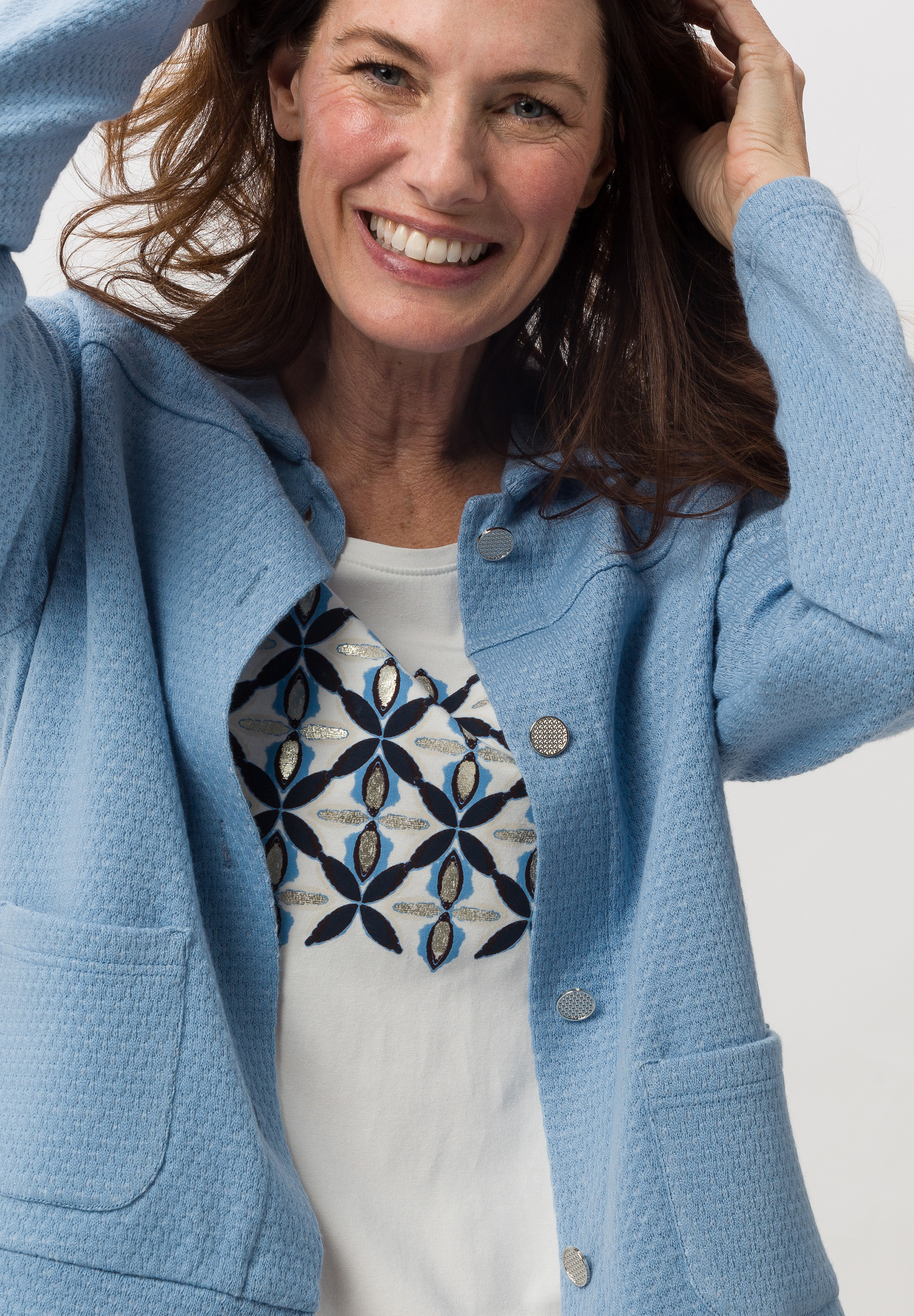 Strickblazer mit aparter Strukturoptik - Bild 4