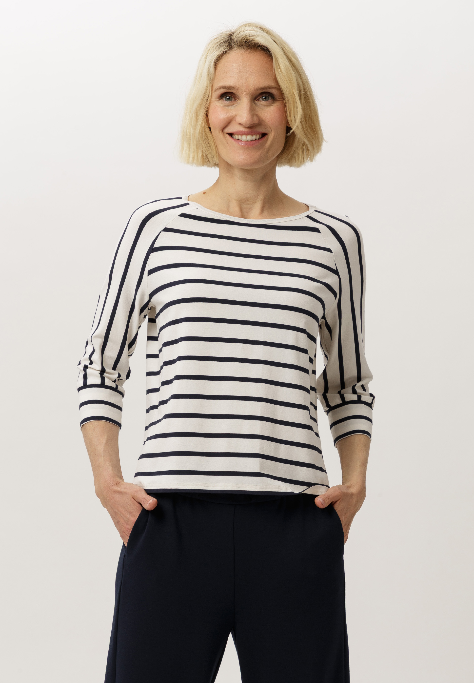 Shirt im charmanten Streifen-Look - Produktbild 1