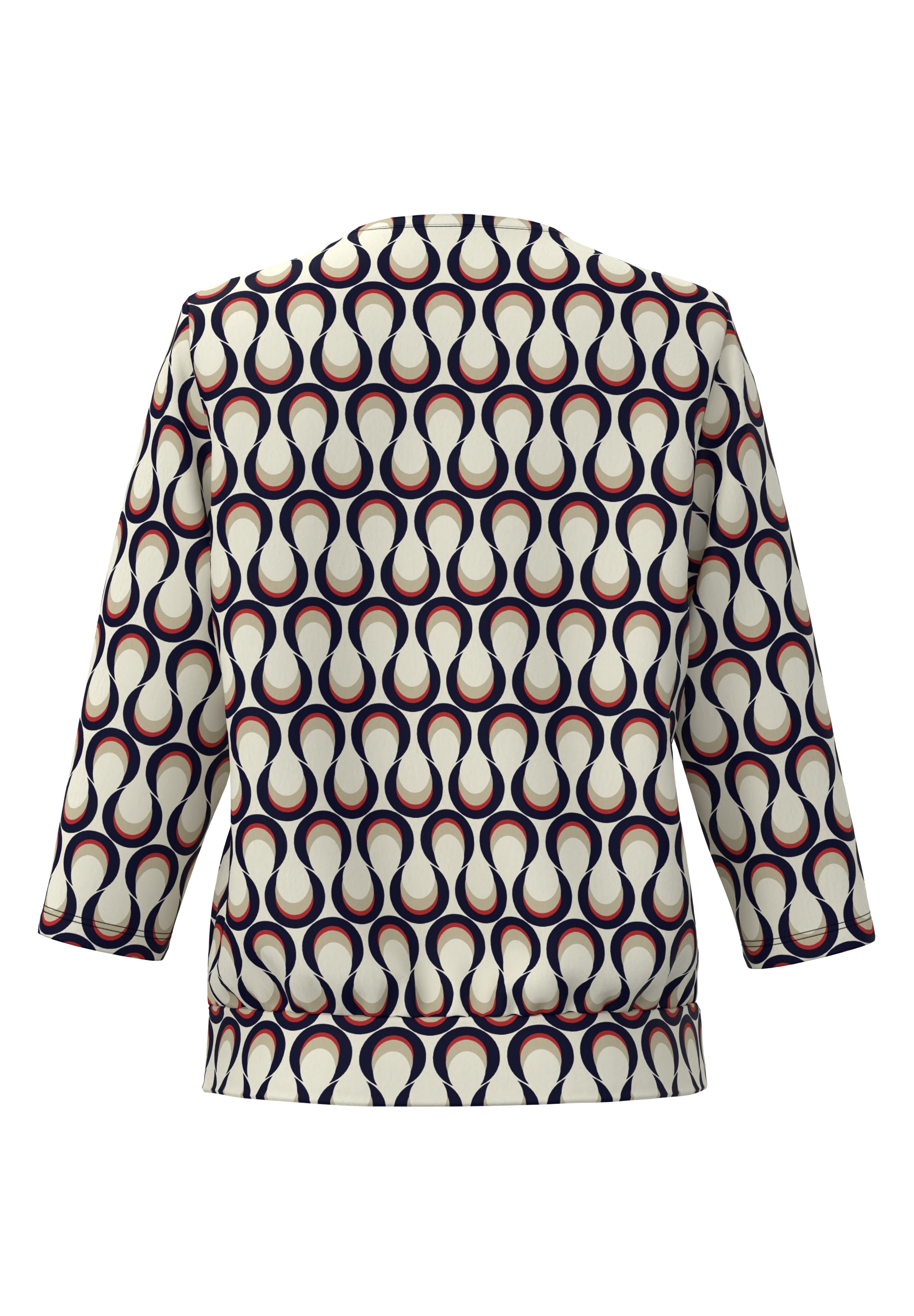 Blusenshirt mit Faltendetail im Vorderteil Blusenshirt mit Faltendetail im Vorderteil - Produktbild 2