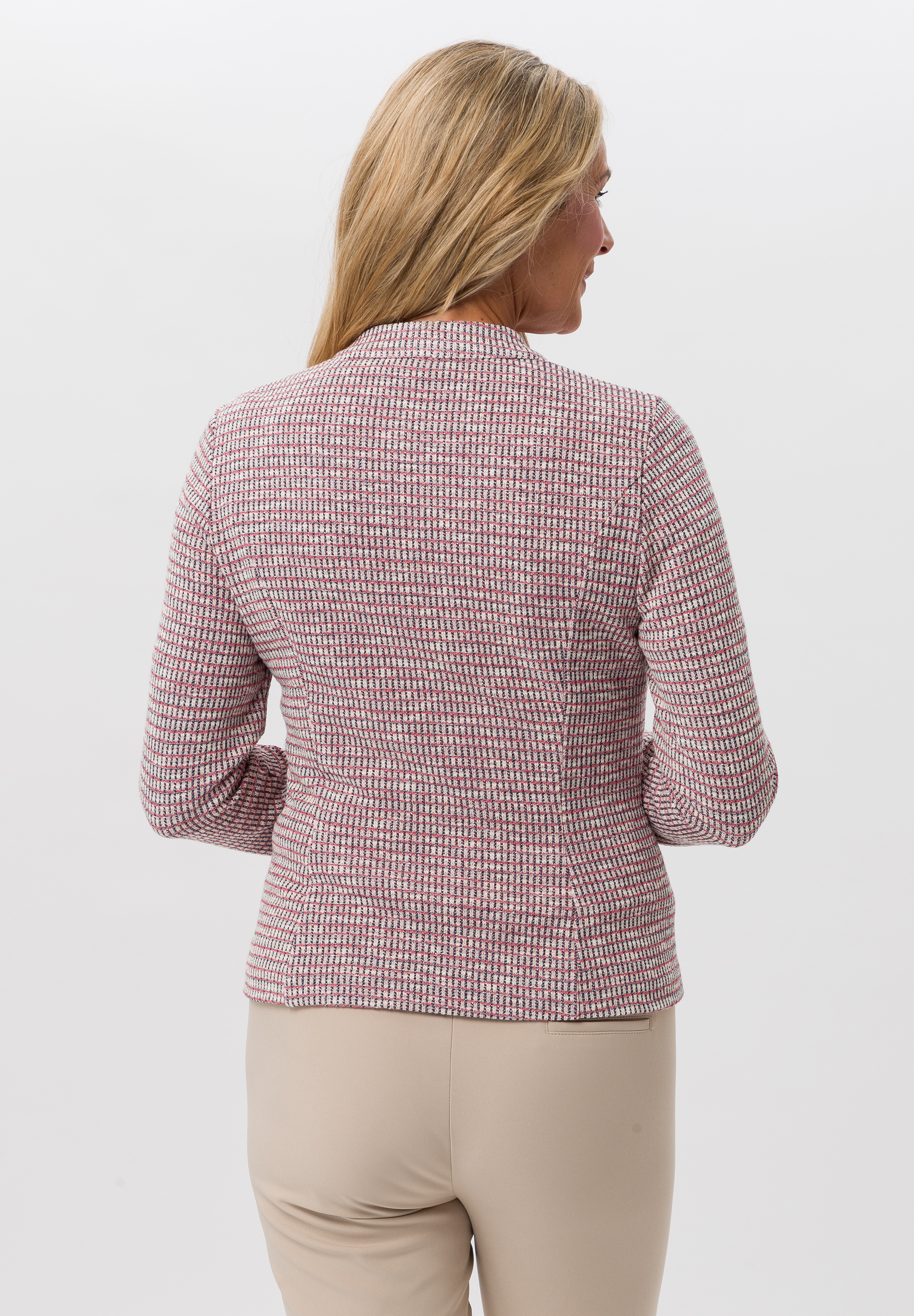 Blazerjacke aus multicolor Strick - Bild 2