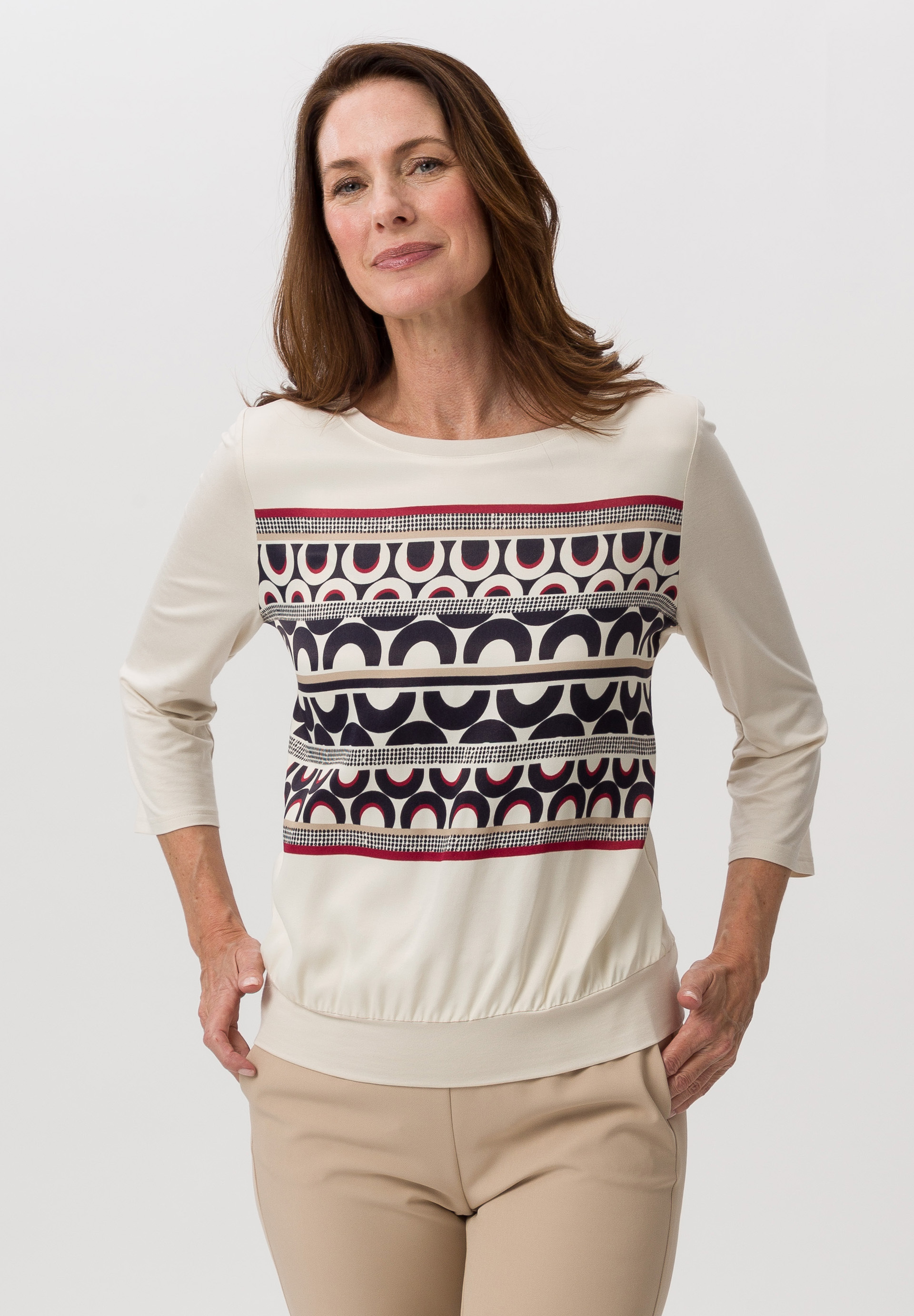 Shirt mit Retro-Muster - Produktbild 1