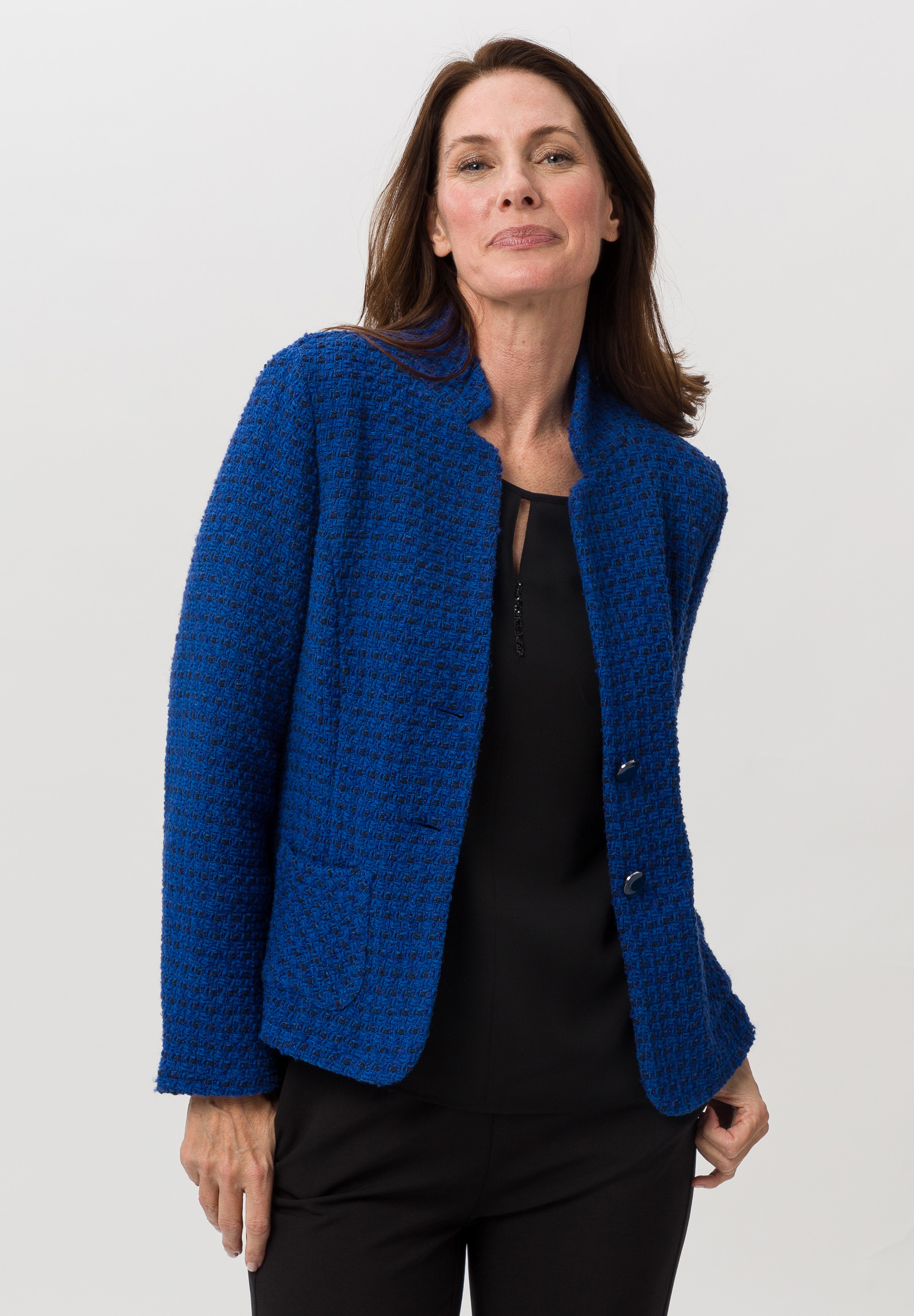 Blazer in innovativem Materialmix - Produktbild 1