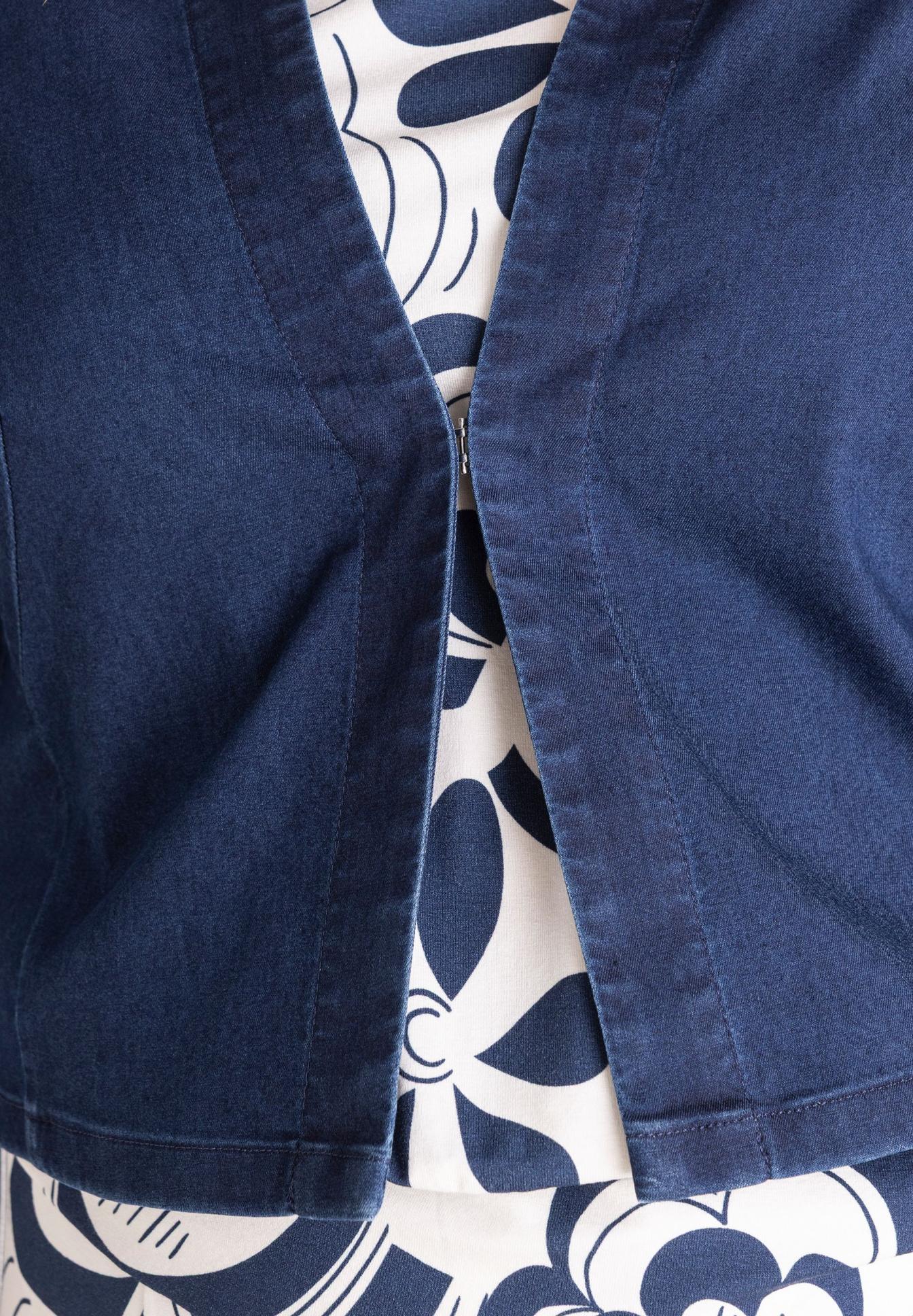 blaues jacke, cardigan, jacke, reissverschluss, jeansstoff