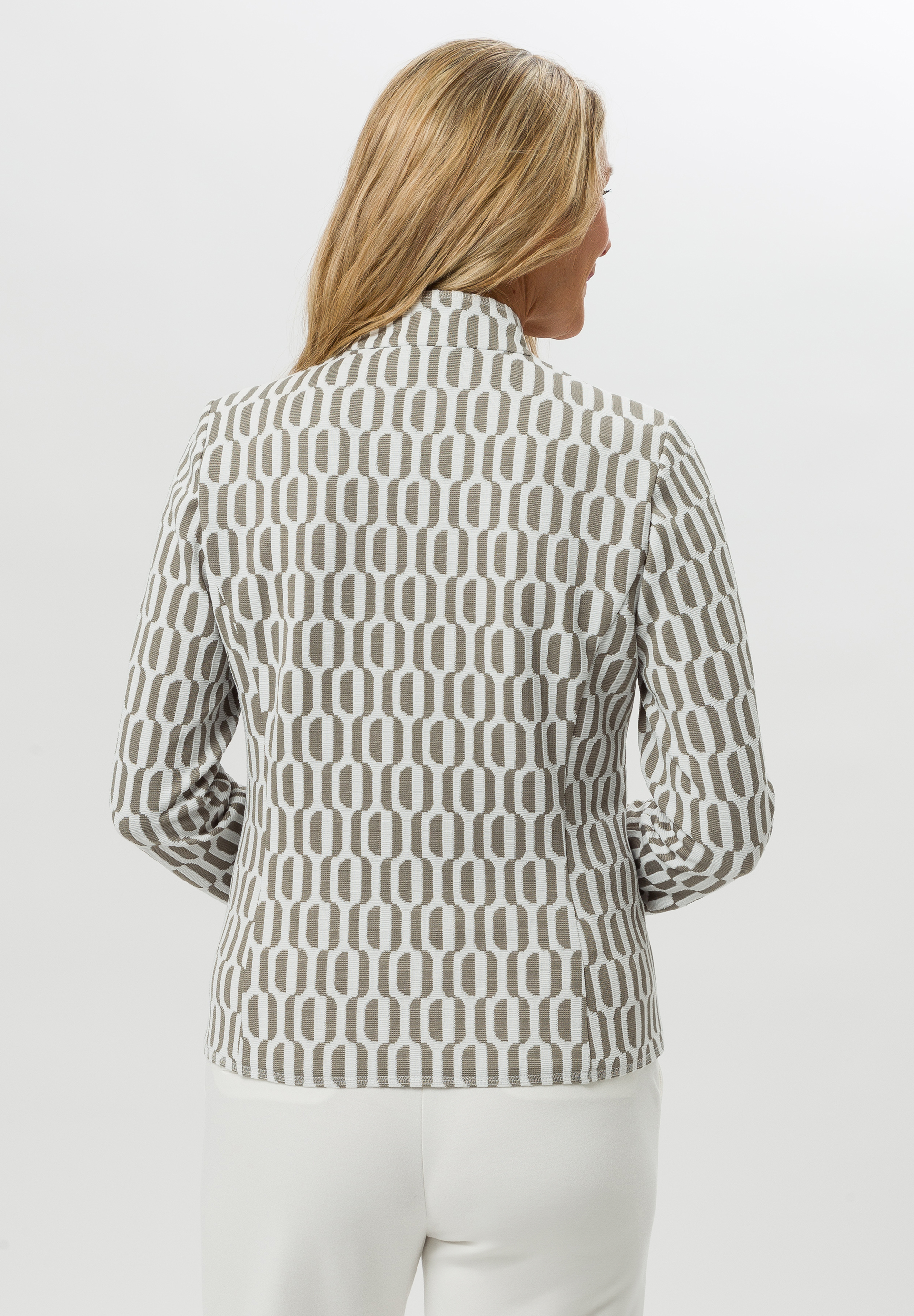 Jersey blazer in a graphic design - Bild 2 Jersey blazer in a graphic design - Bild 2