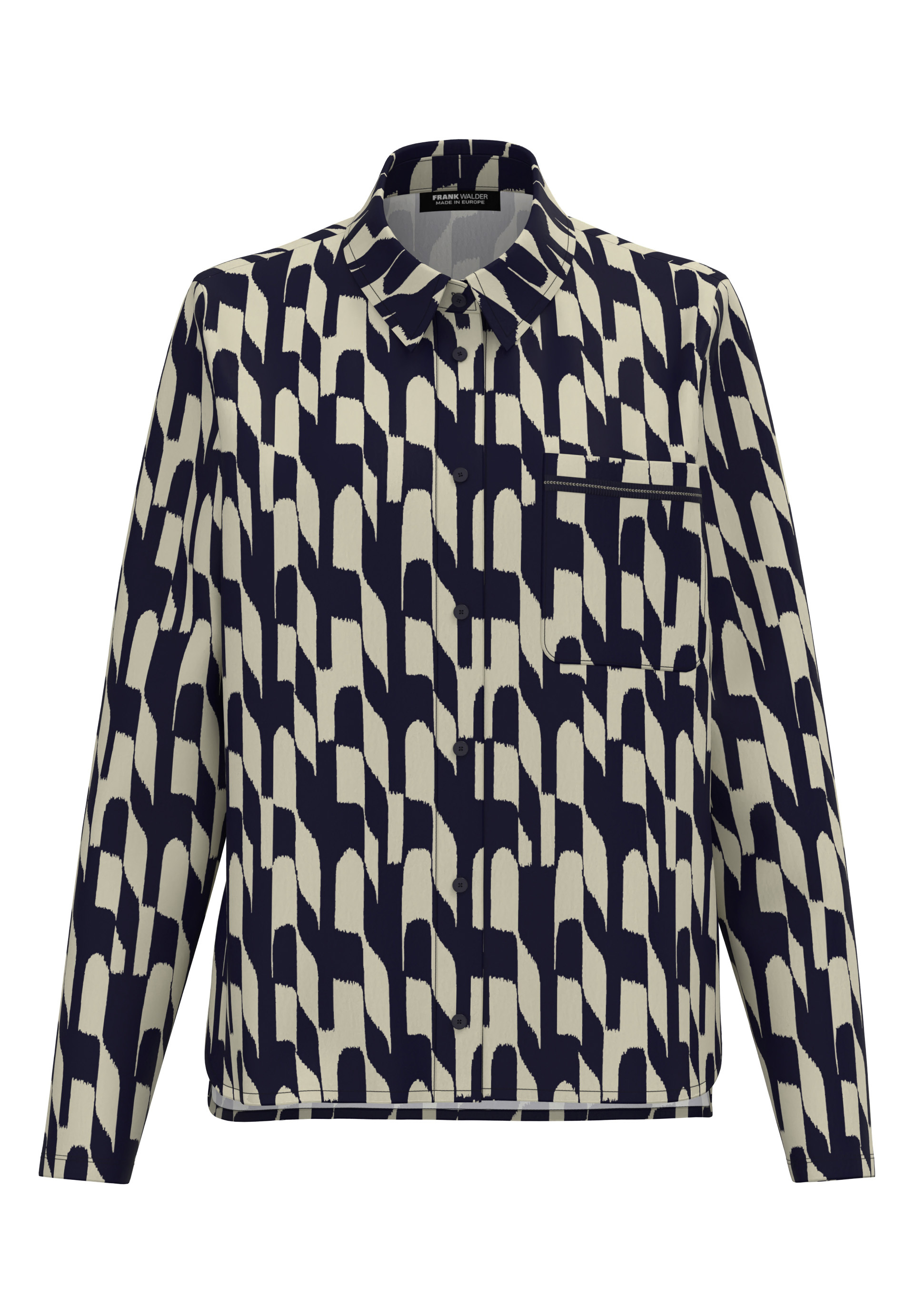 Bluse in grafischem Design - Produktbild 1