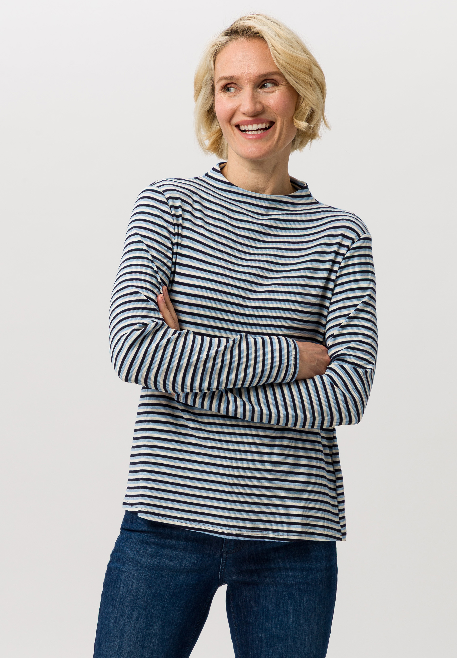 Shirt Ribbed look - Bild 1 Langarm, Ärmel, Erwachsener, Person, Frau, Langarm, Ärmel, Erwachsener, Person, Frau, Langarm, Ärmel, Erwachsener, Person, Frau, Langarm, Ärmel, Erwachsener, Person, Frau, Langarm, Ärmel, Erwachsener, Person, Frau