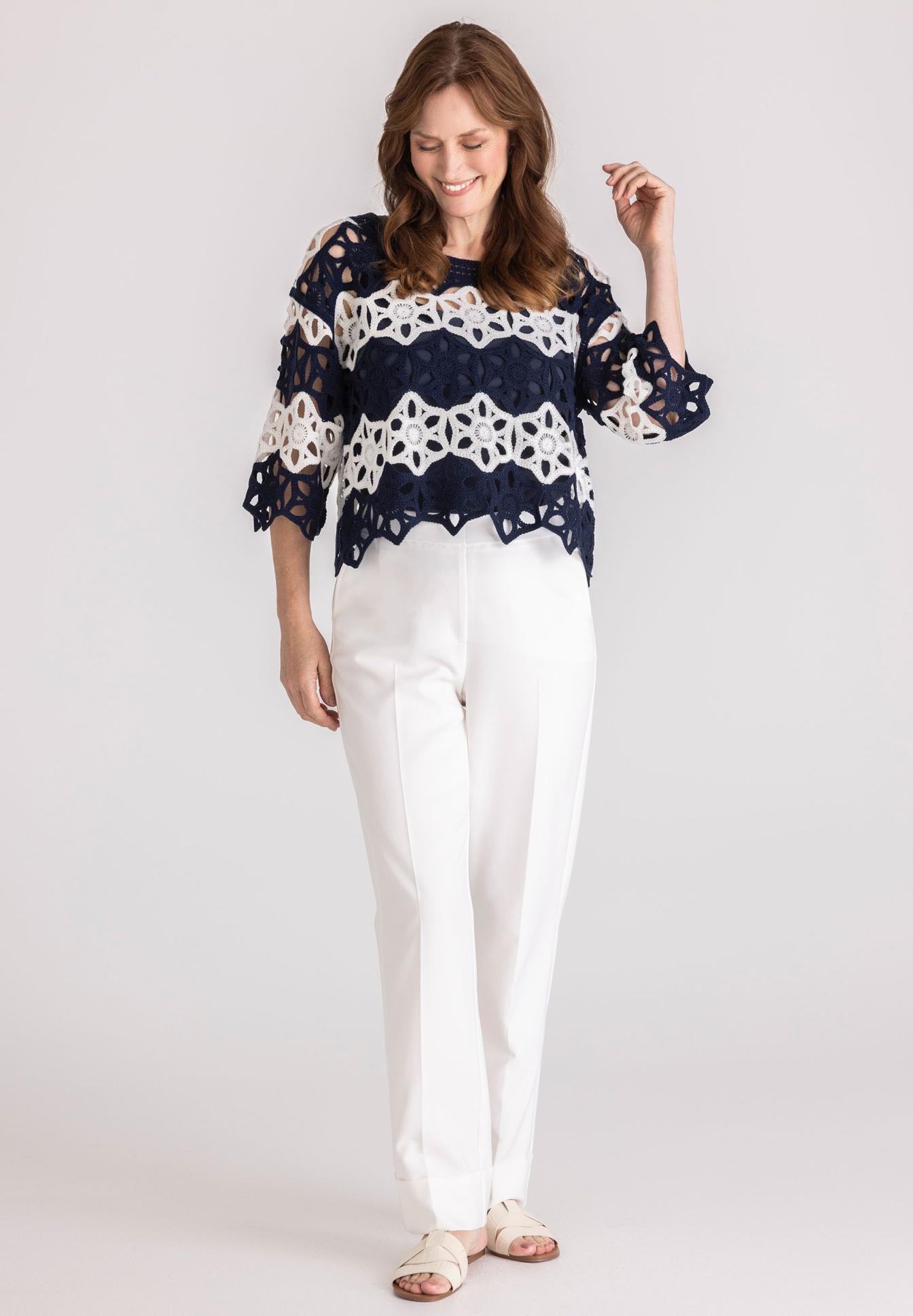 Pulli mit gehäkelter Struktur - Produktbild 2