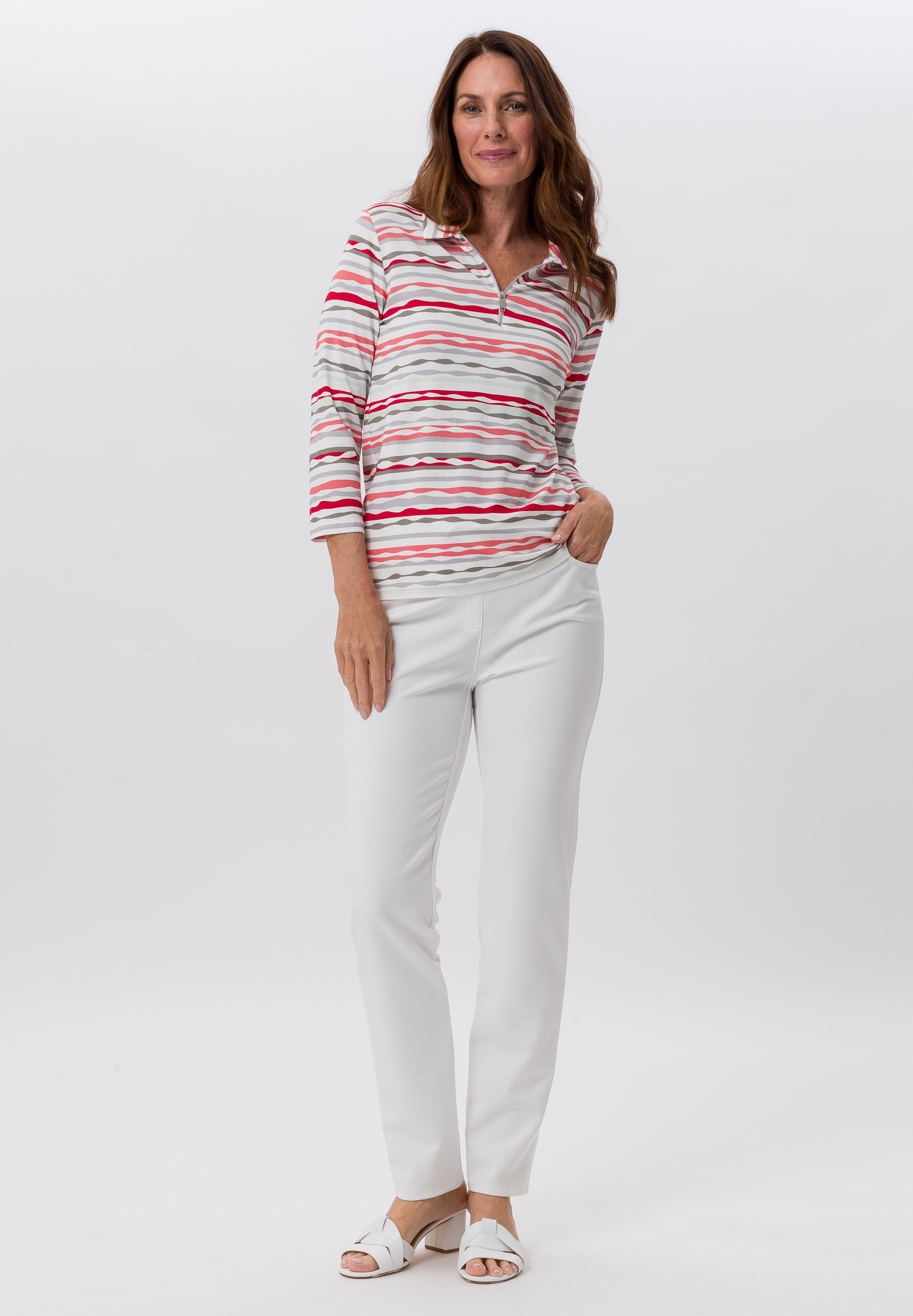 Poloshirt mit Zip - Bild 3 Poloshirt mit Zip - Bild 3