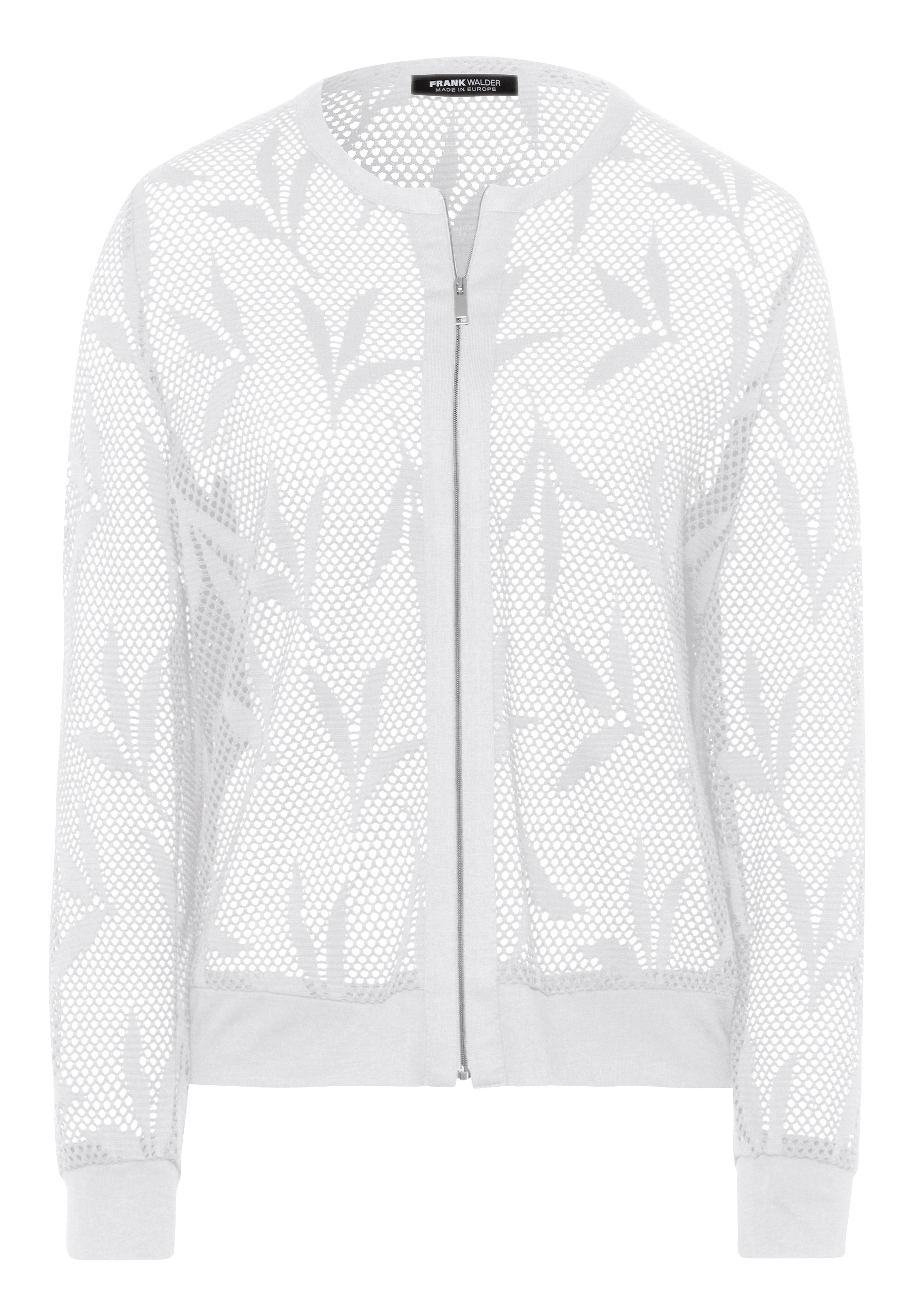 Jacke im Blousonstil mit elastischer Lochspitze - Produktbild 1
