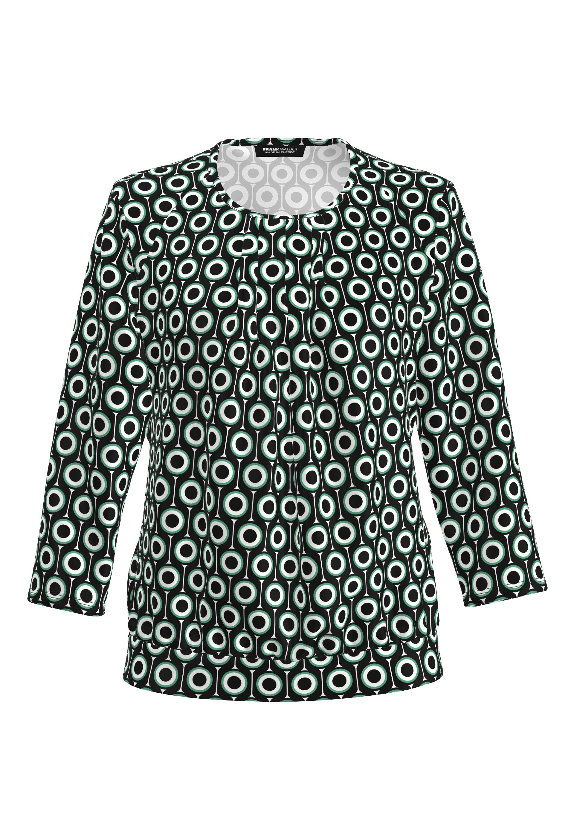 Blusenshirt mit modernem Dessin Blusenshirt mit modernem Dessin - Produktbild 1