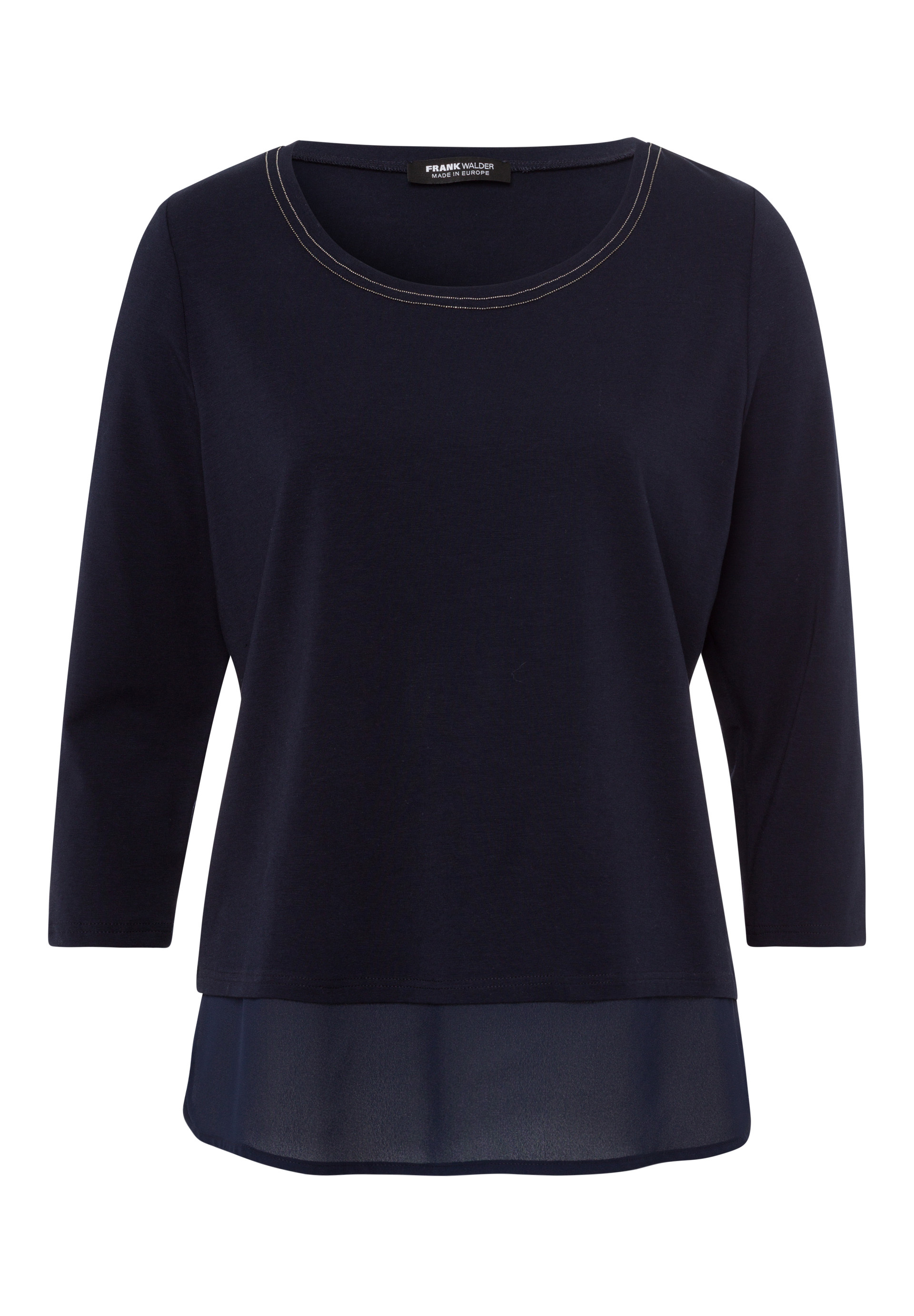 Shirt mit Chiffon-Saum - Produktbild 1