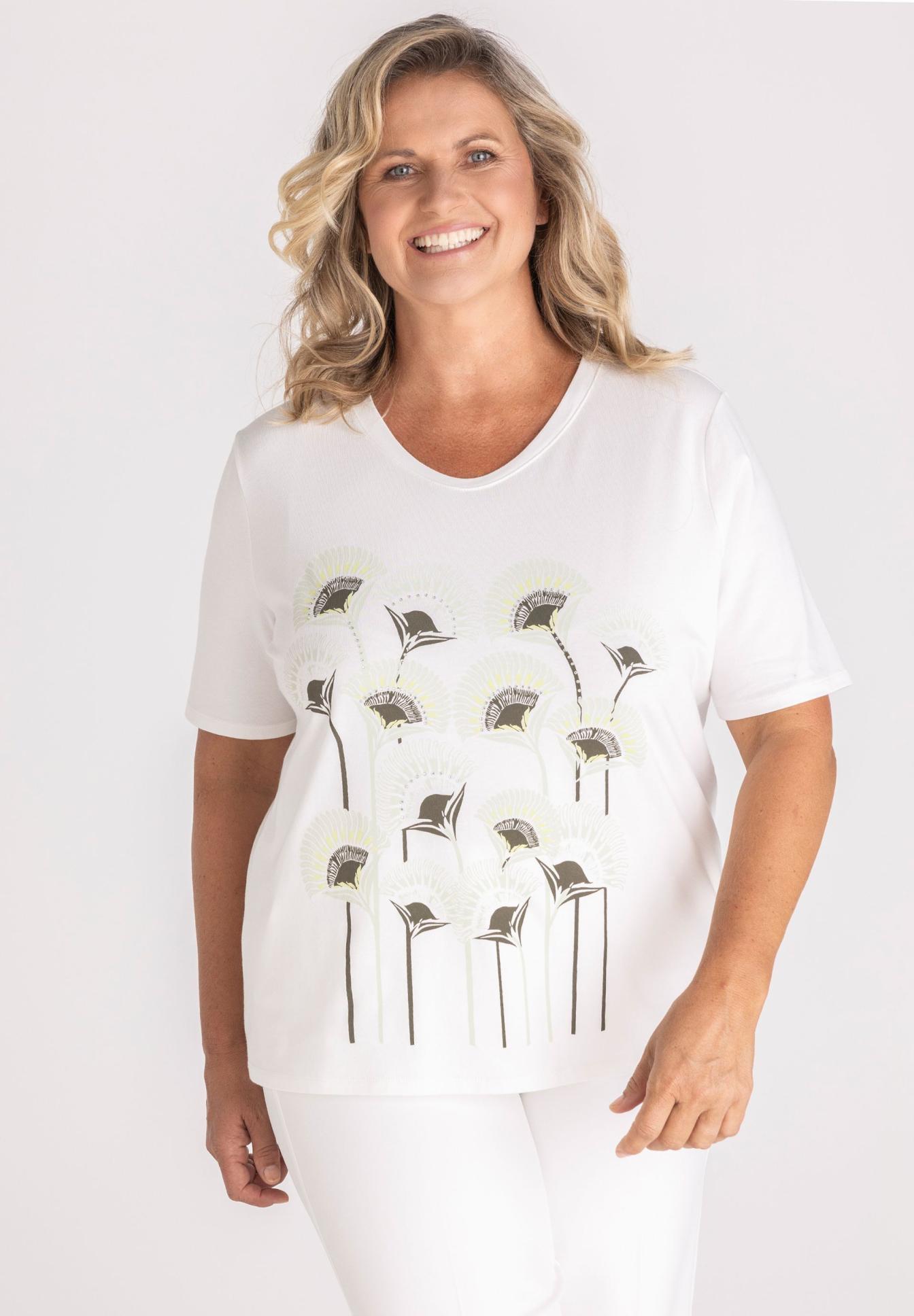 T-Shirt mit floralem Print - Produktbild 1