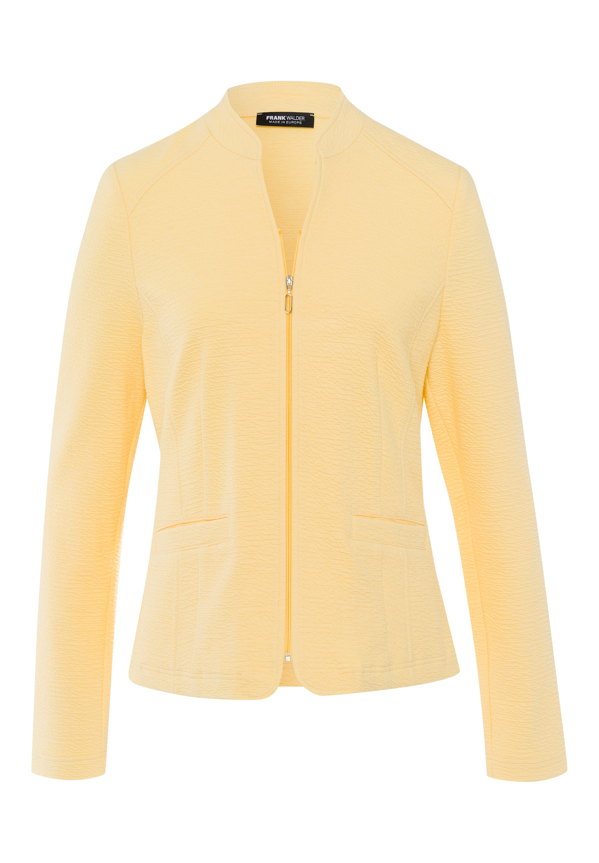 Blazer aus modernem Cotton-Struktur-Jersey Blazer aus modernem Cotton-Struktur-Jersey