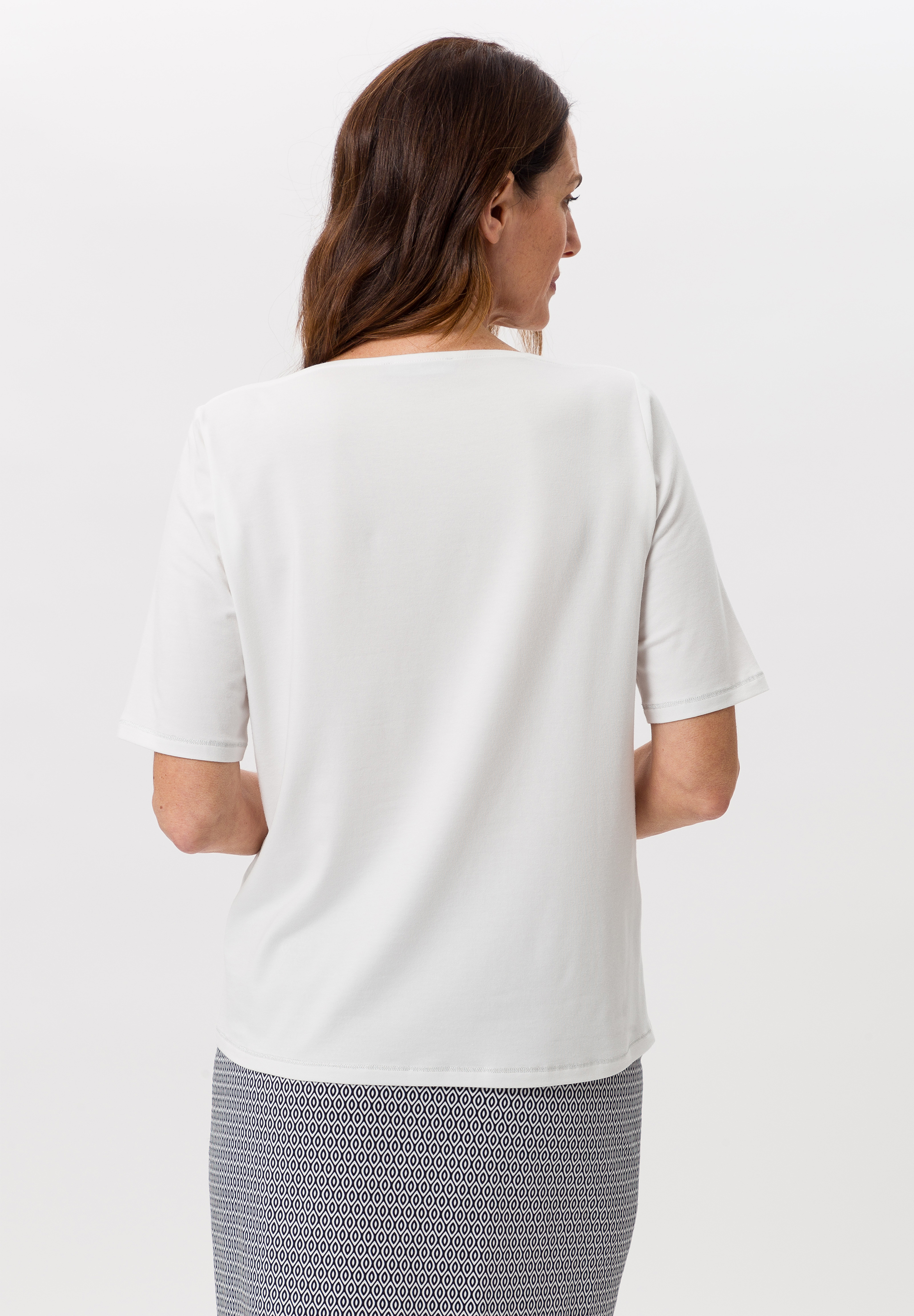 Kurzarmshirt mit geometischem Motiv - Bild 2
