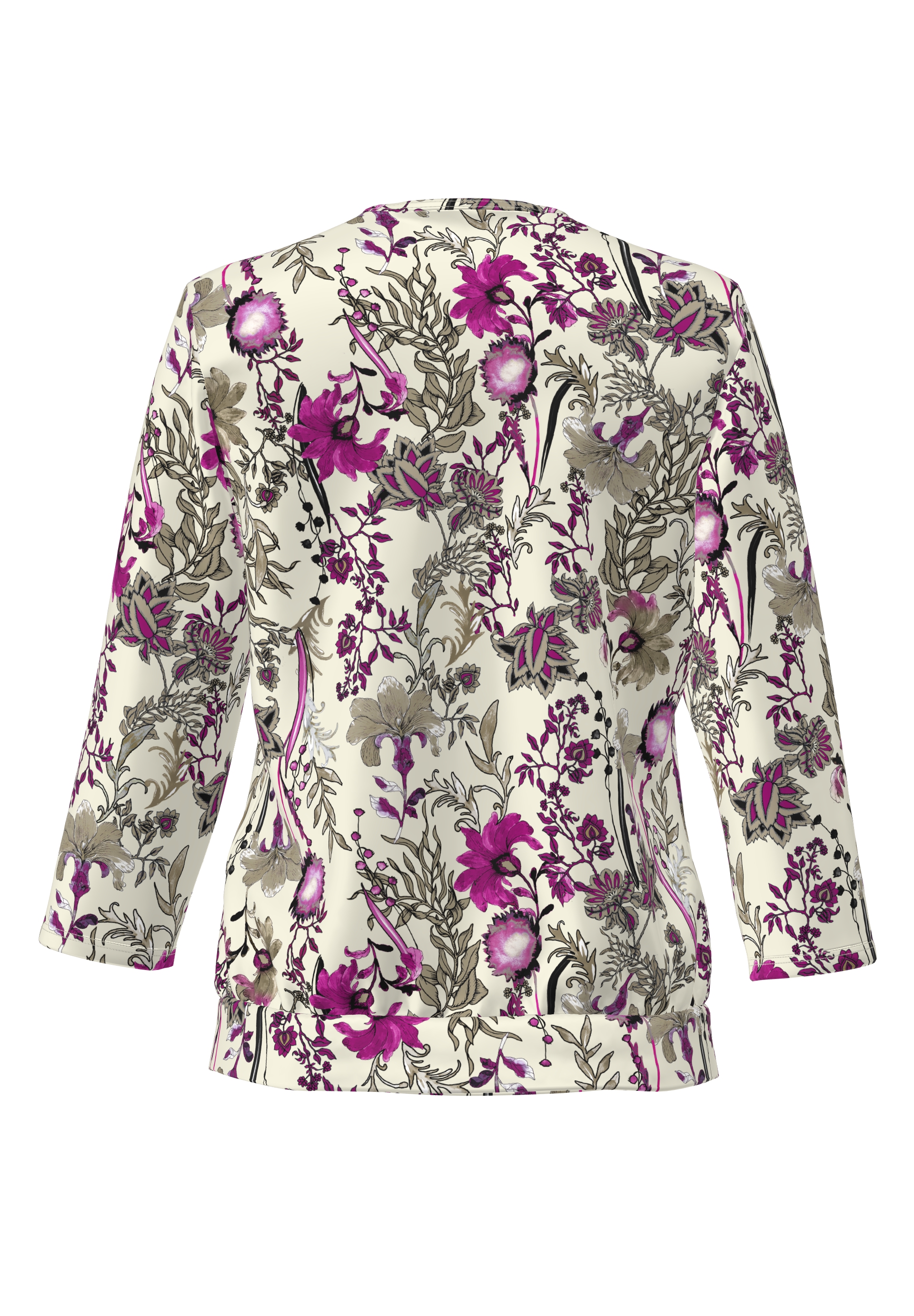 Blouse shirt with floral design - Bild 2 Blouse shirt with floral design - Bild 2