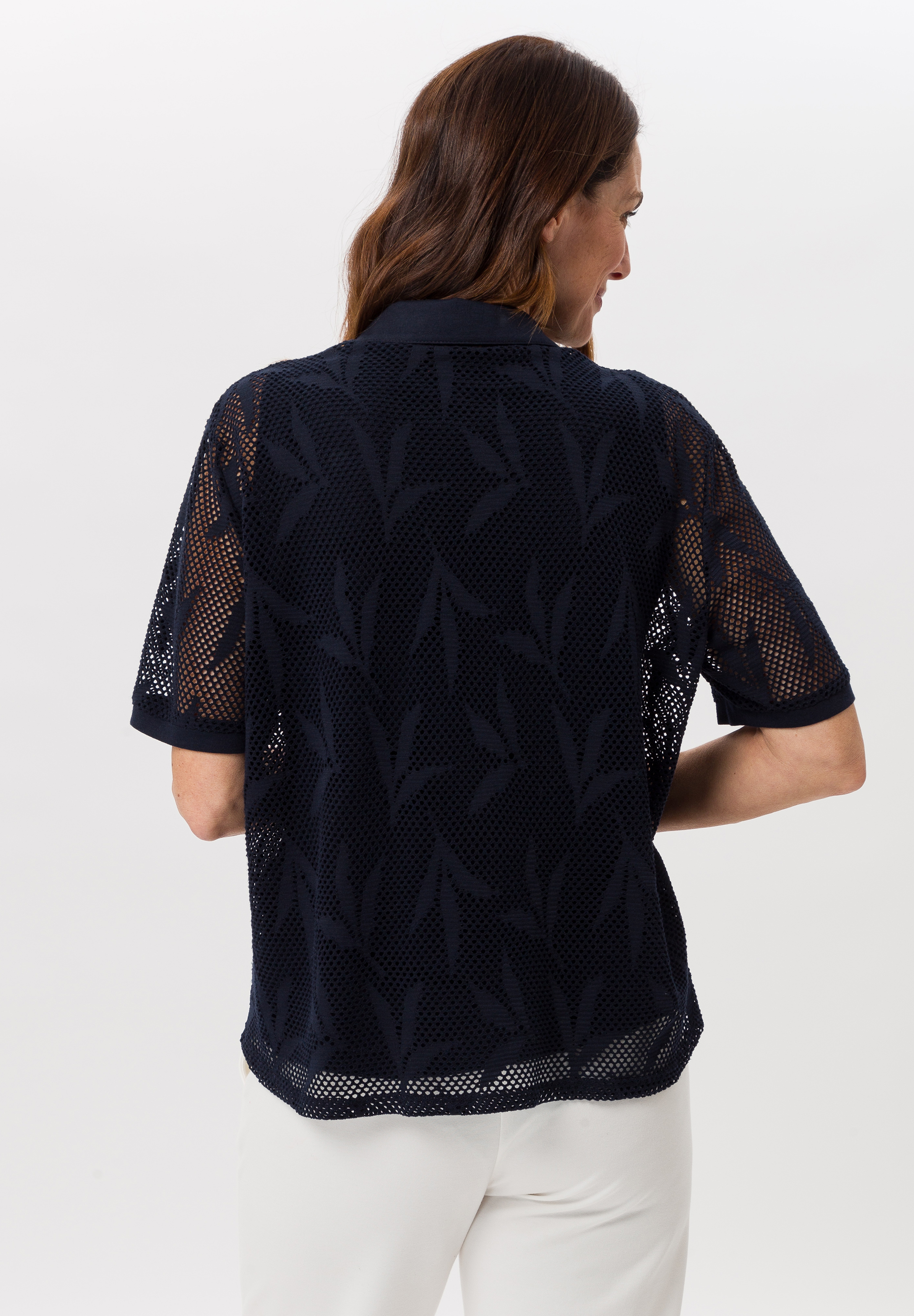 Bluse mit elastischer Lochspitze - Bild 2