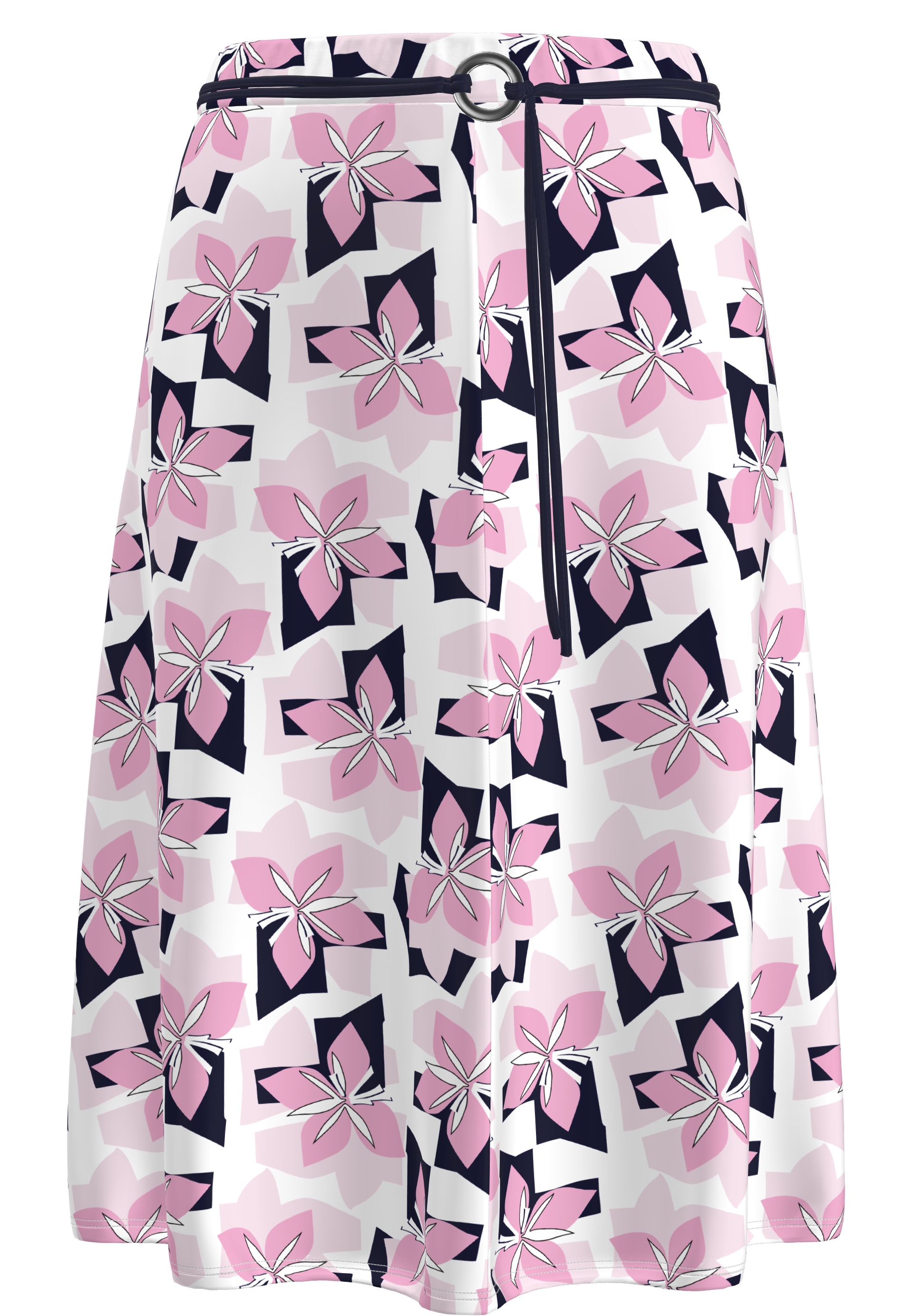 A-line skirt with tie belt - Bild 1 A-line skirt with tie belt - Bild 1