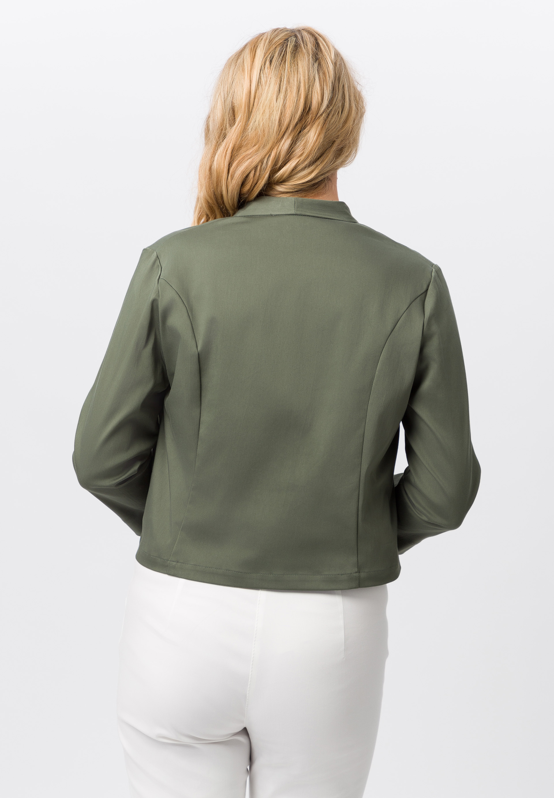 Leichtjacke mit unifarbenem Design - Bild 2