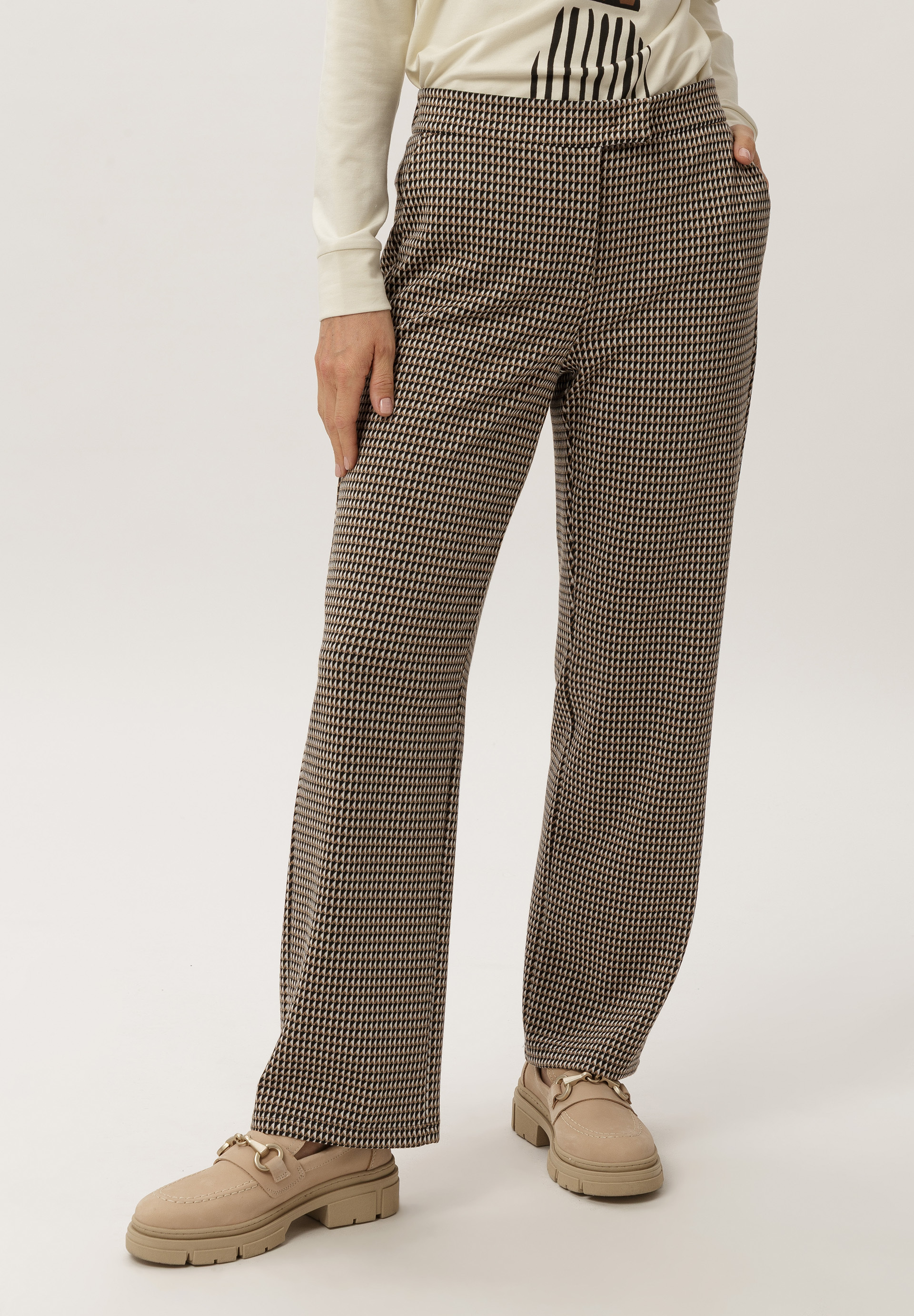 Wide Leg Pants im modischen Minimal-Dessin - Produktbild 1