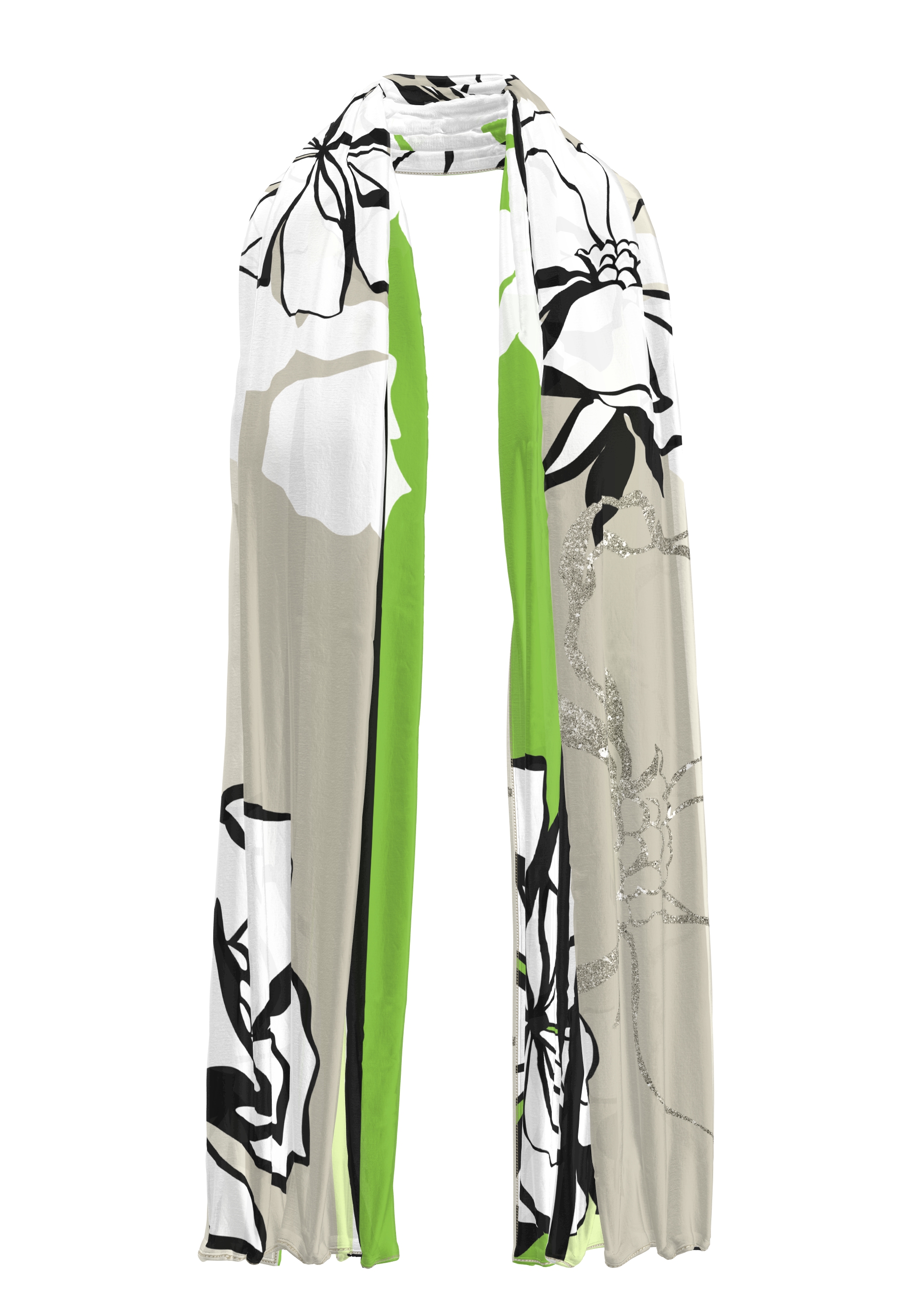 Fashionable scarf with a great all-over print - Bild 3 Fashionable scarf with a great all-over print - Bild 3