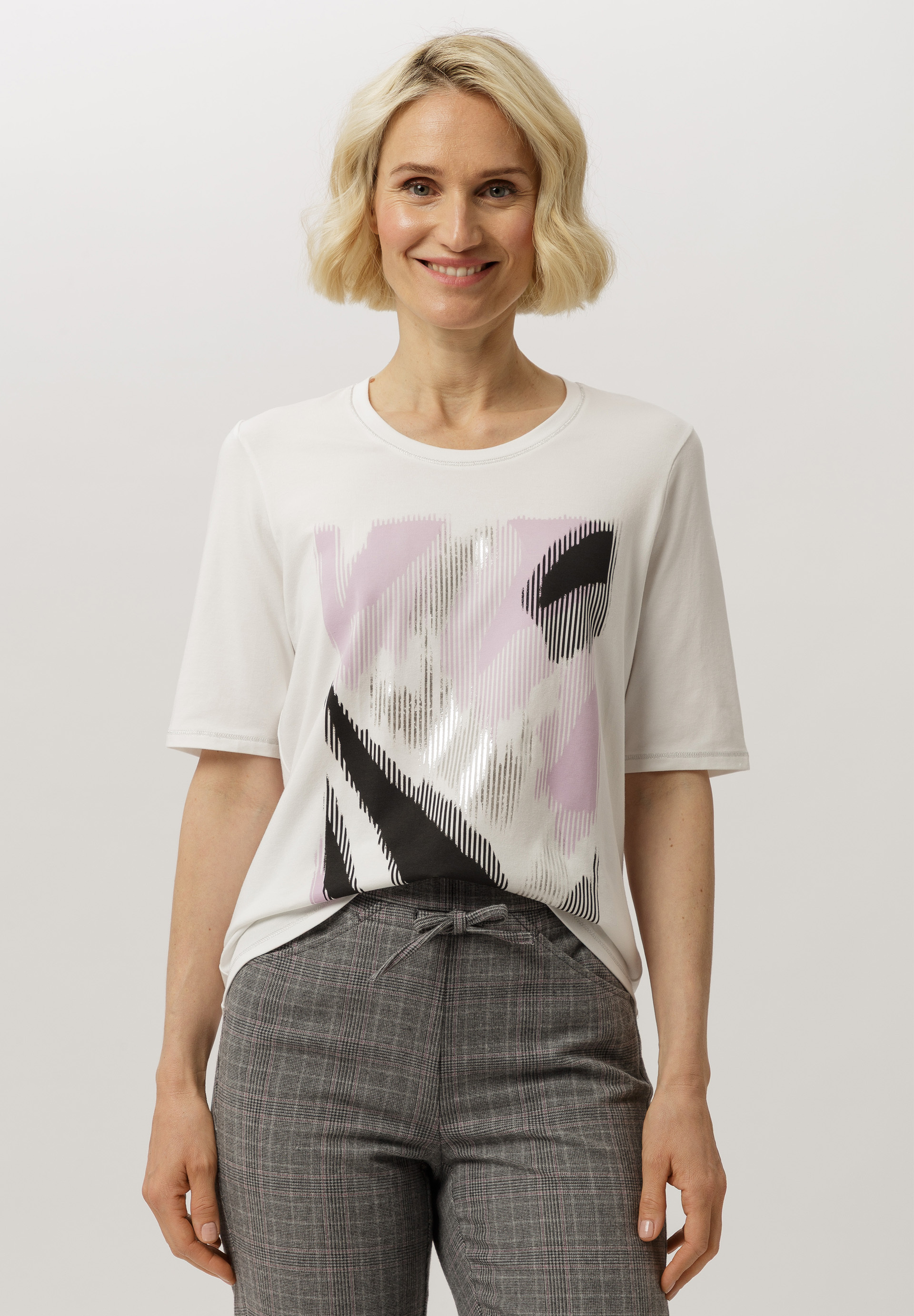 Shirt mit Placement-Print Shirt mit Placement-Print - Produktbild 1