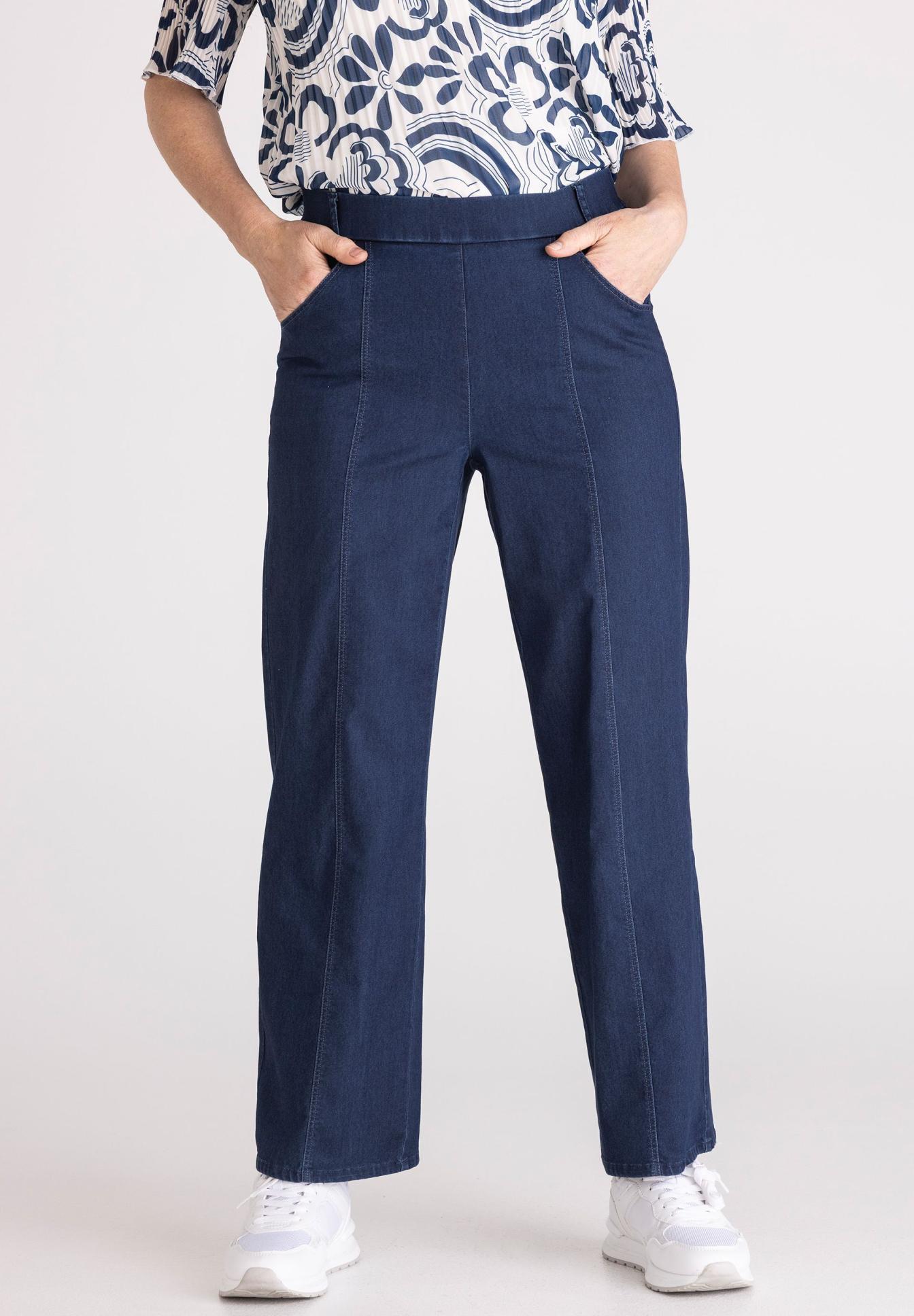 Trousers With a stylish centre seam - Product Image 1