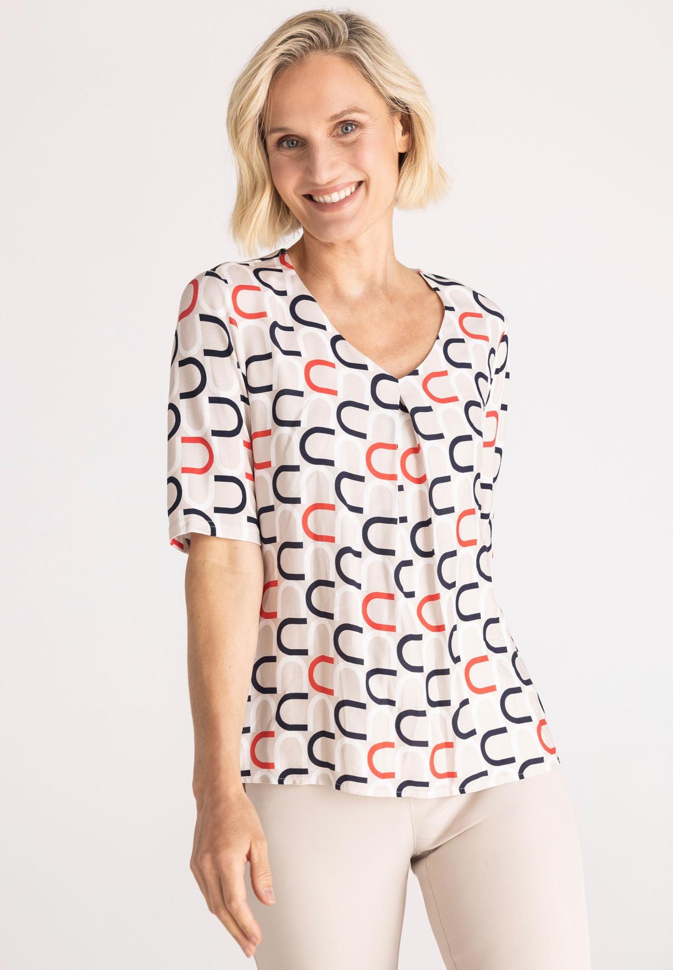 Blusenshirt mit Retro-Charme - Produktbild 1