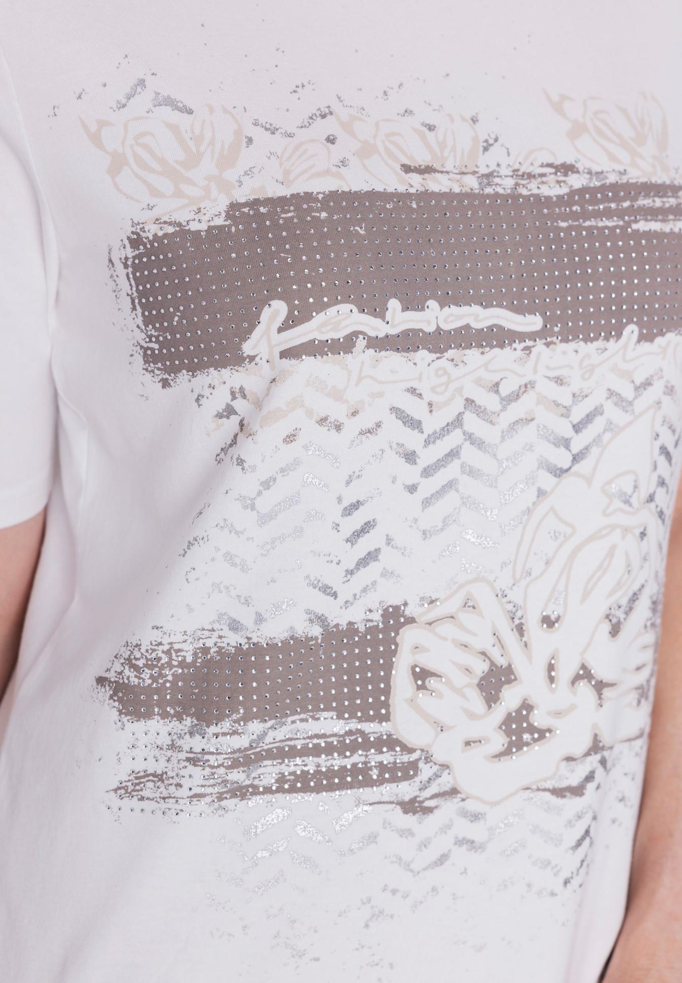 t-shirt,  graphic,  print,  abstract,  rose pattern, T-Shirt, Print, Graffiti, Rosenmuster, Weiß