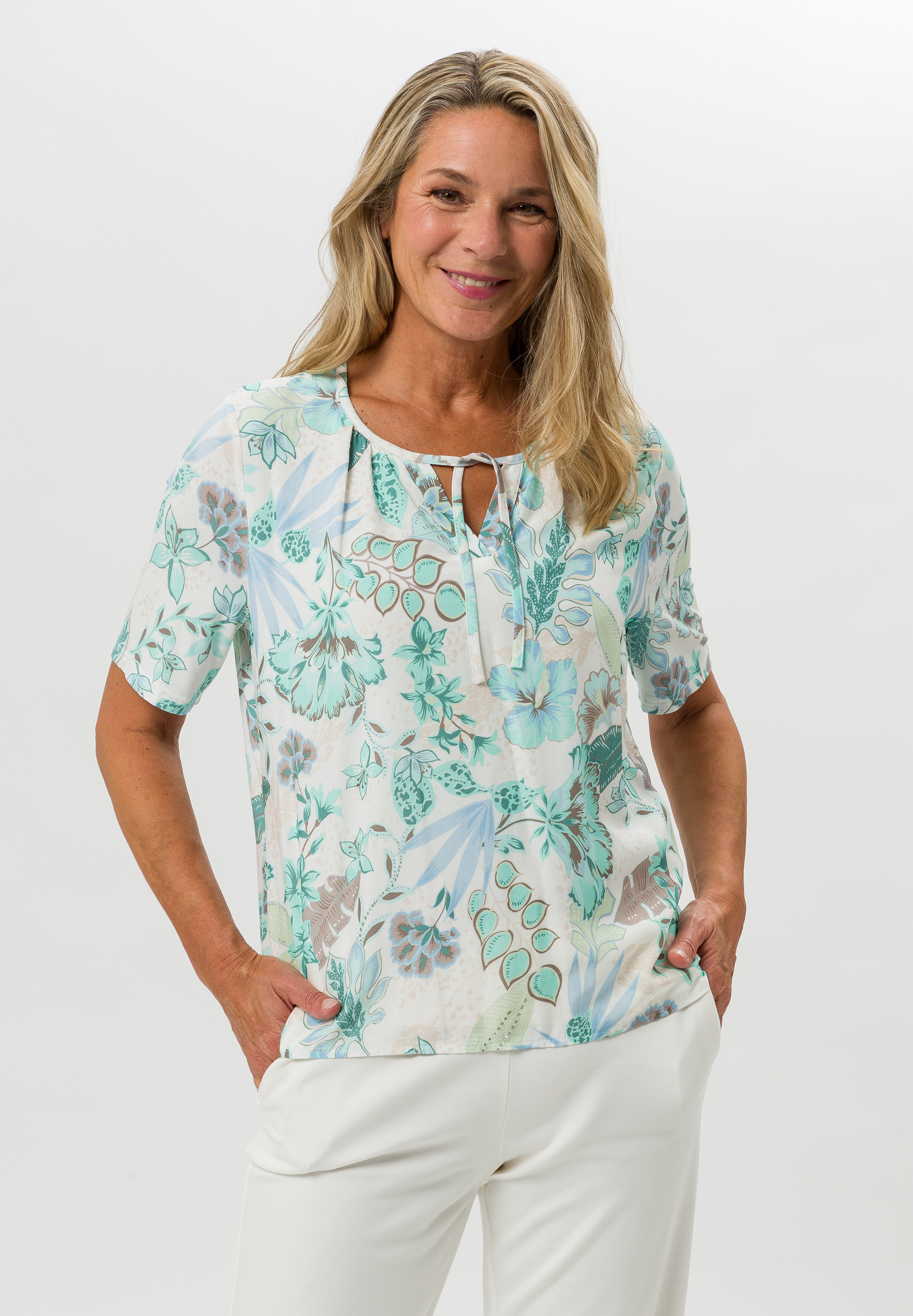 Blusenshirt aus Ecovero Viskose Blusenshirt aus Ecovero Viskose - Produktbild 1