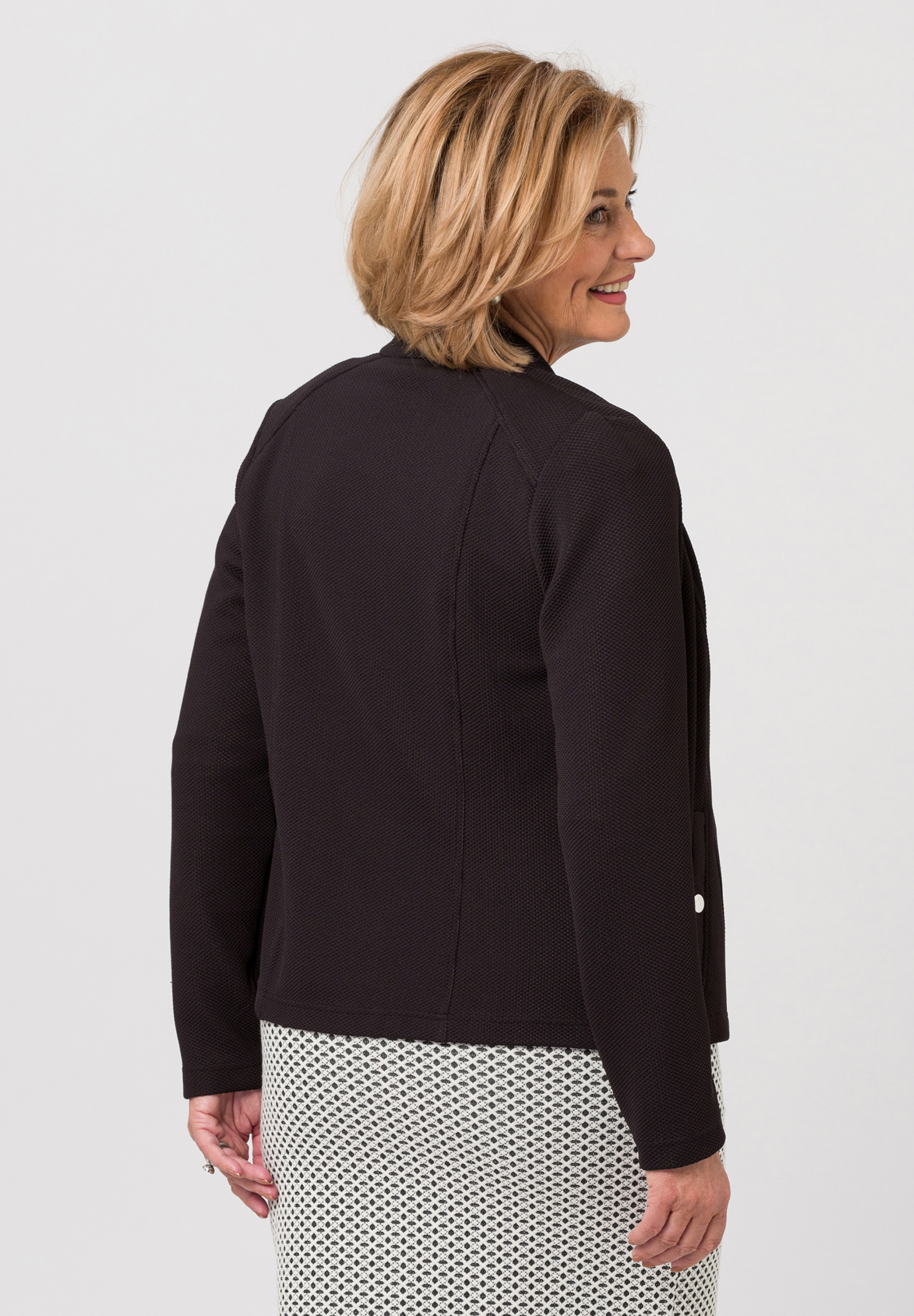 Blazerjacke in pflegeleichter PES-Struktur-Qualität - Bild 2