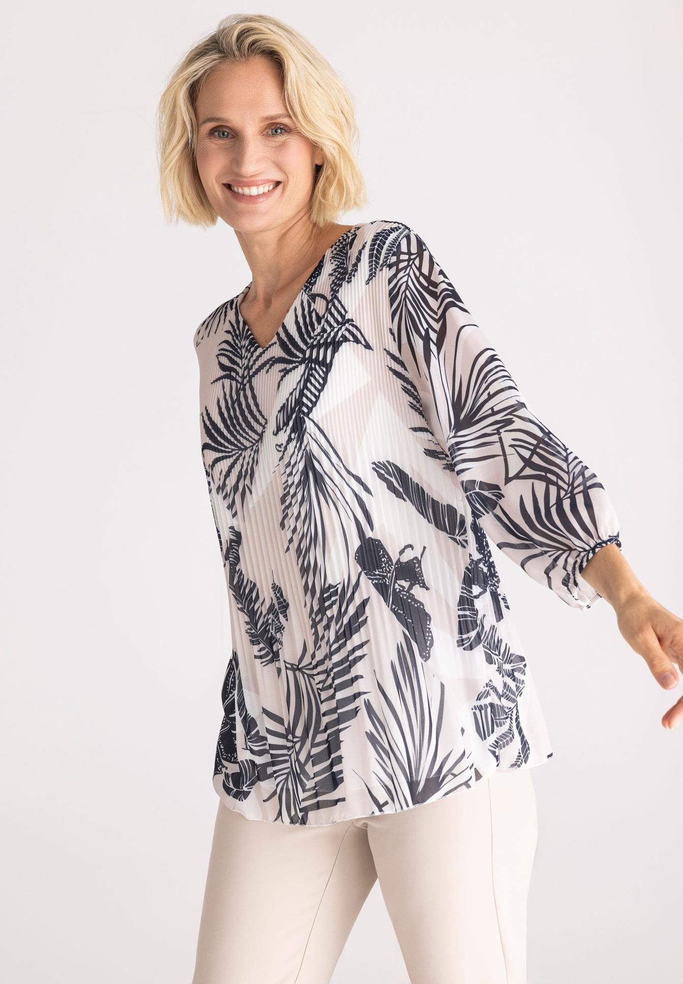 Bluse mit Plissee-Struktur - Produktbild 1
