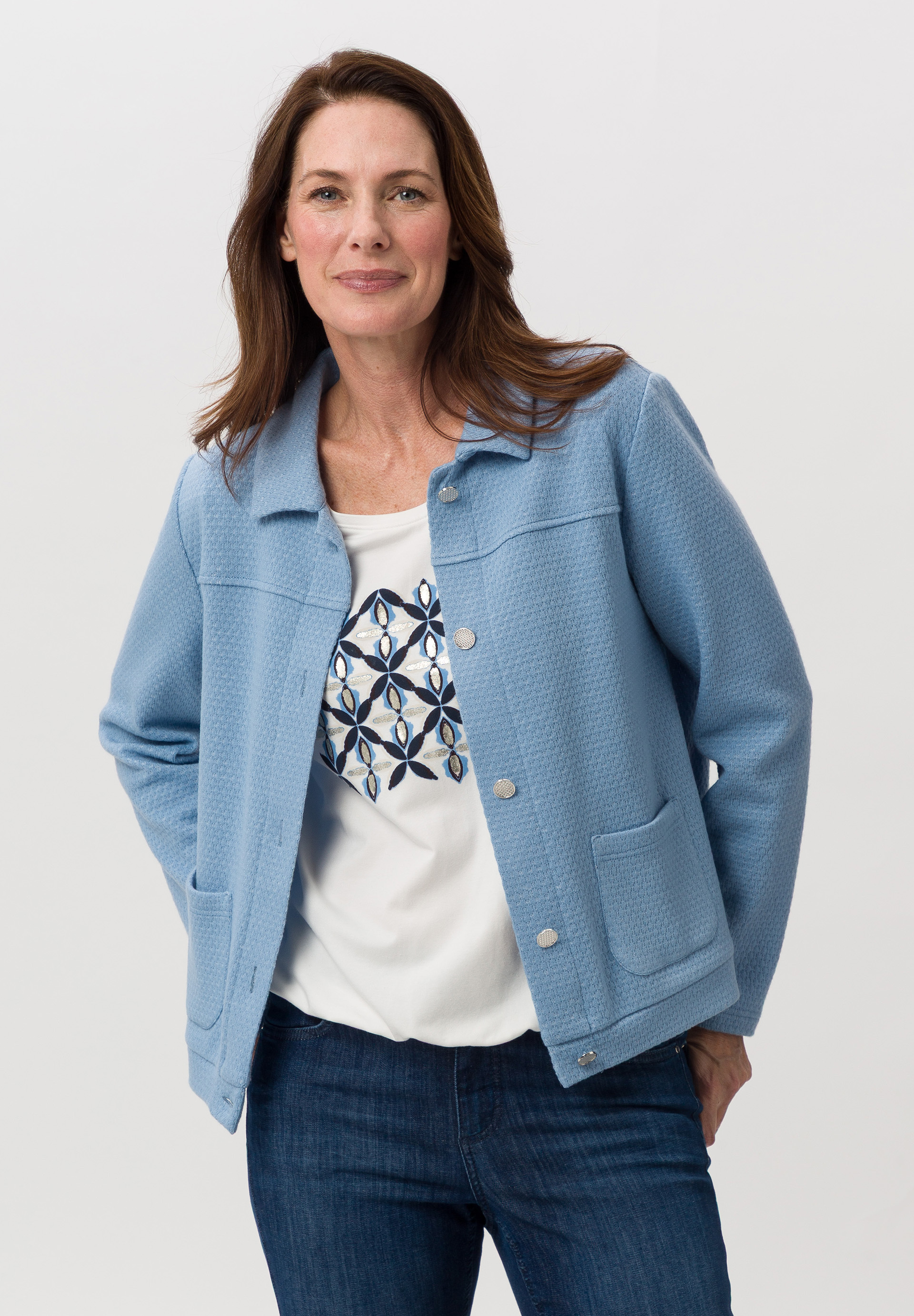 Strickblazer mit aparter Strukturoptik - Produktbild 1