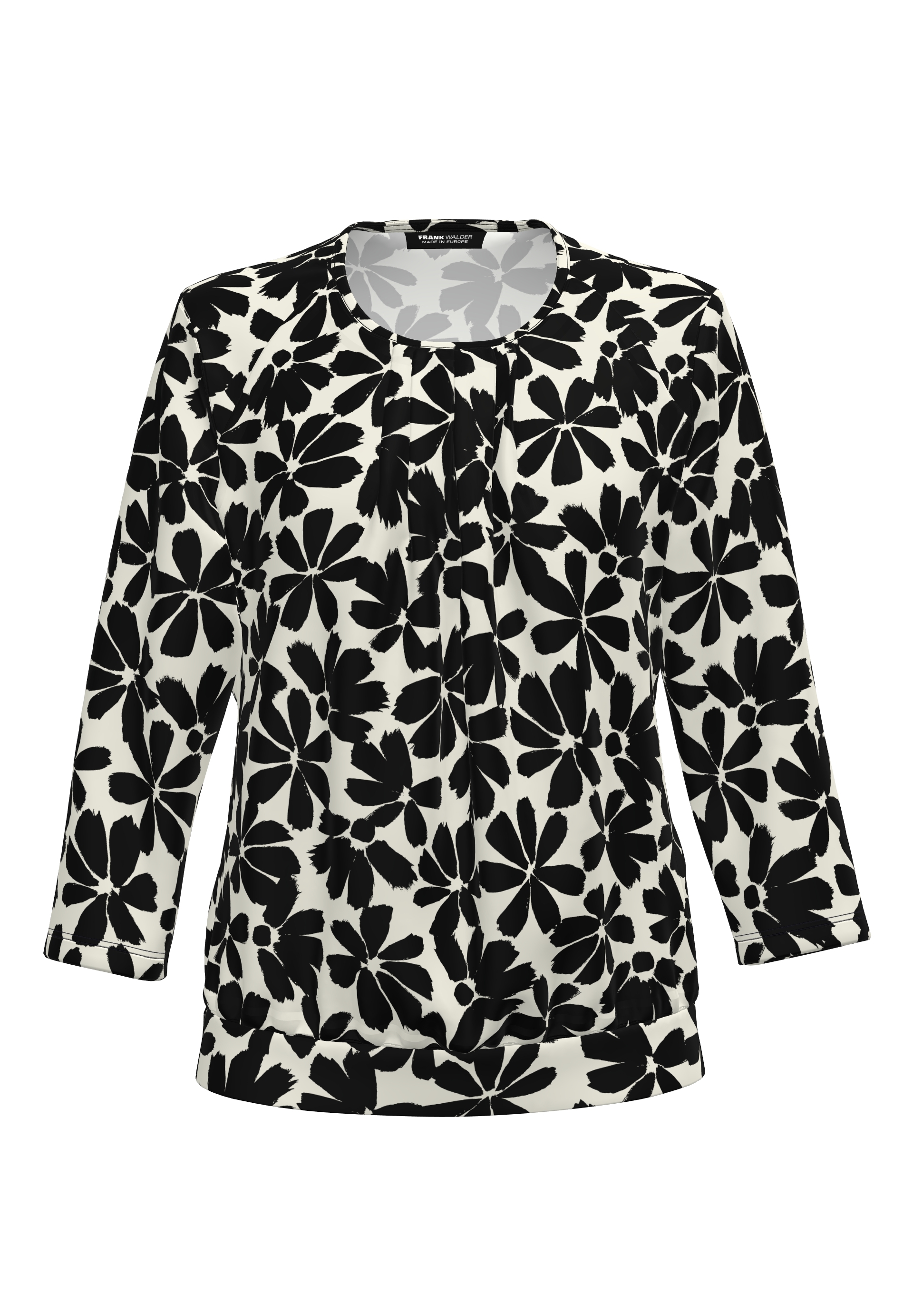 Blusenshirt mit aparter Faltenpartie Blusenshirt mit aparter Faltenpartie - Produktbild 1