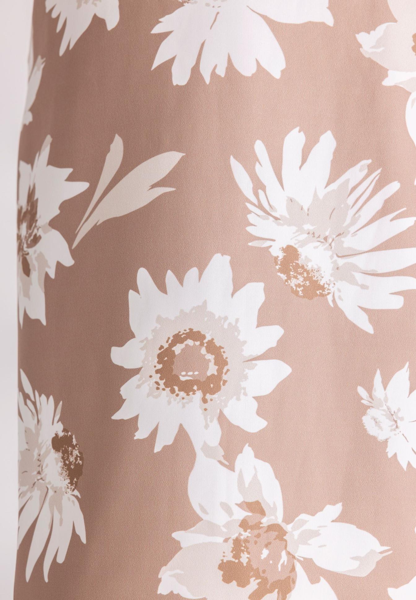 Blumenmuster, Rosenprint, Puderrosa, Stoff, Druck, Floral, Blumenmuster, Rosa, Beige, Stoff, Blumenmuster, Rosenblume, Pudriges Rosa, Baumwollstoff, Kleiderstoff