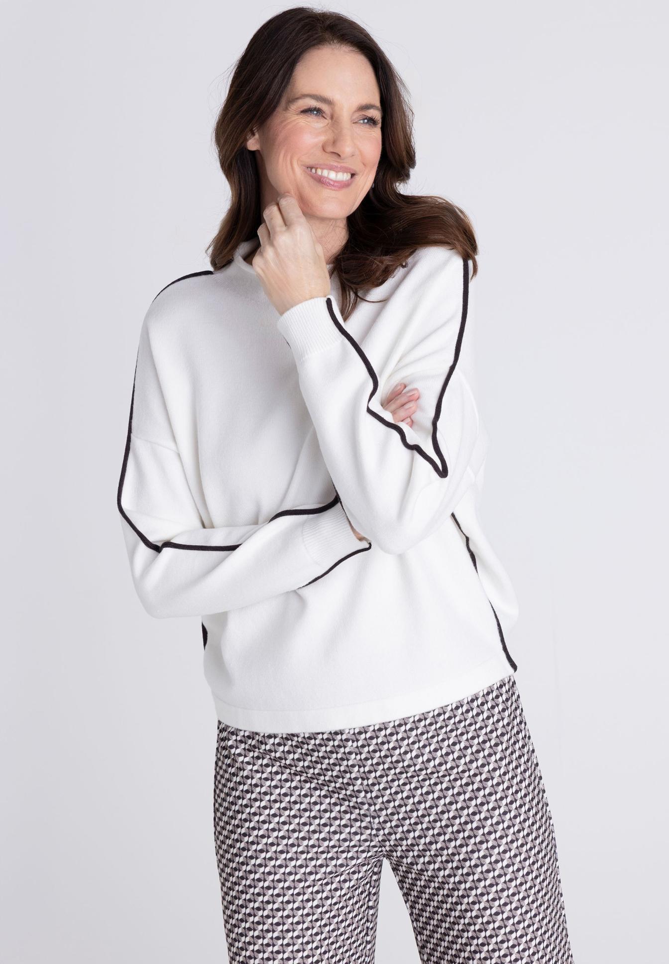 Jumper with dropped shoulders - Product Image 1