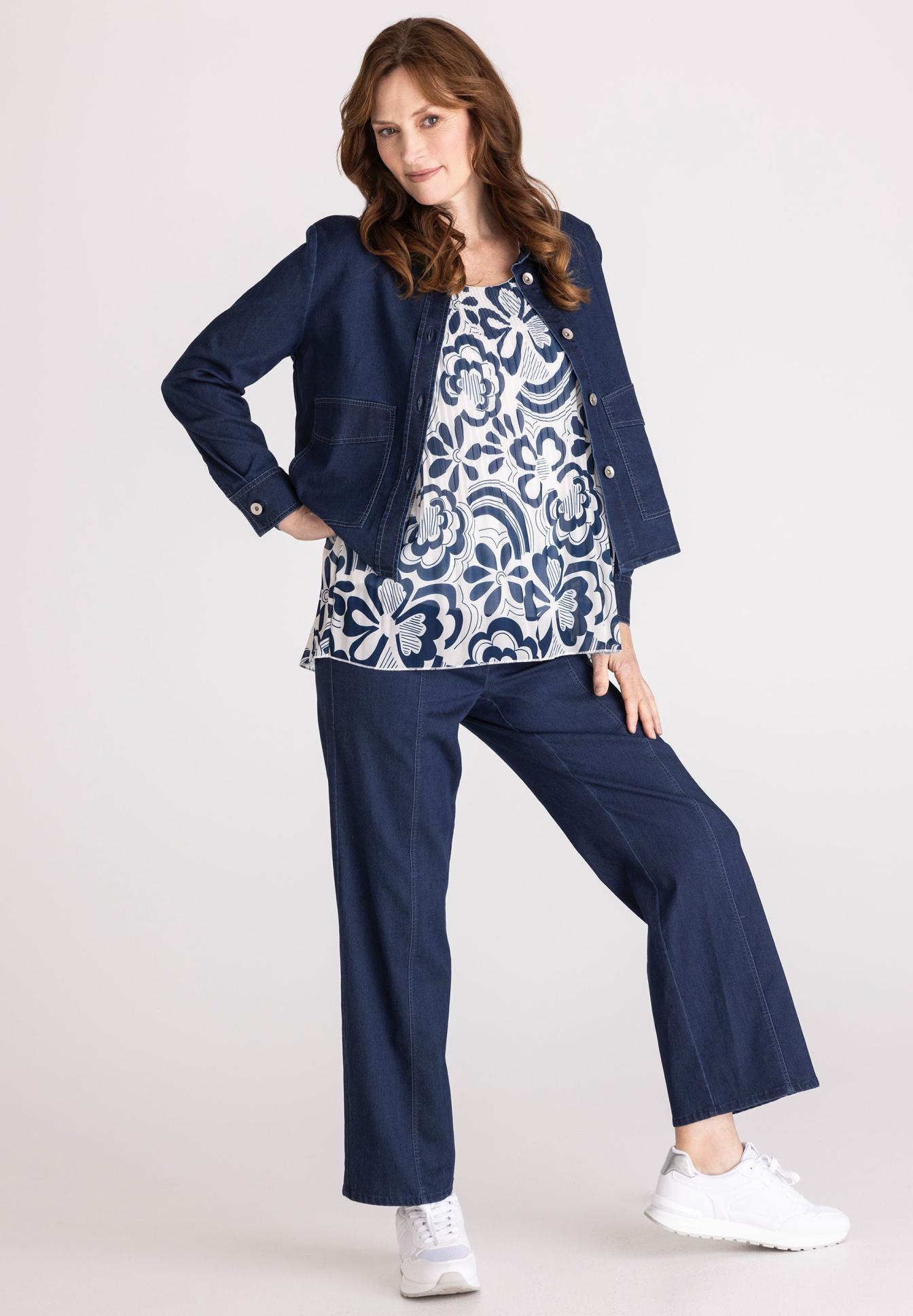 Lightweight jacket with button placket - Product Image 2