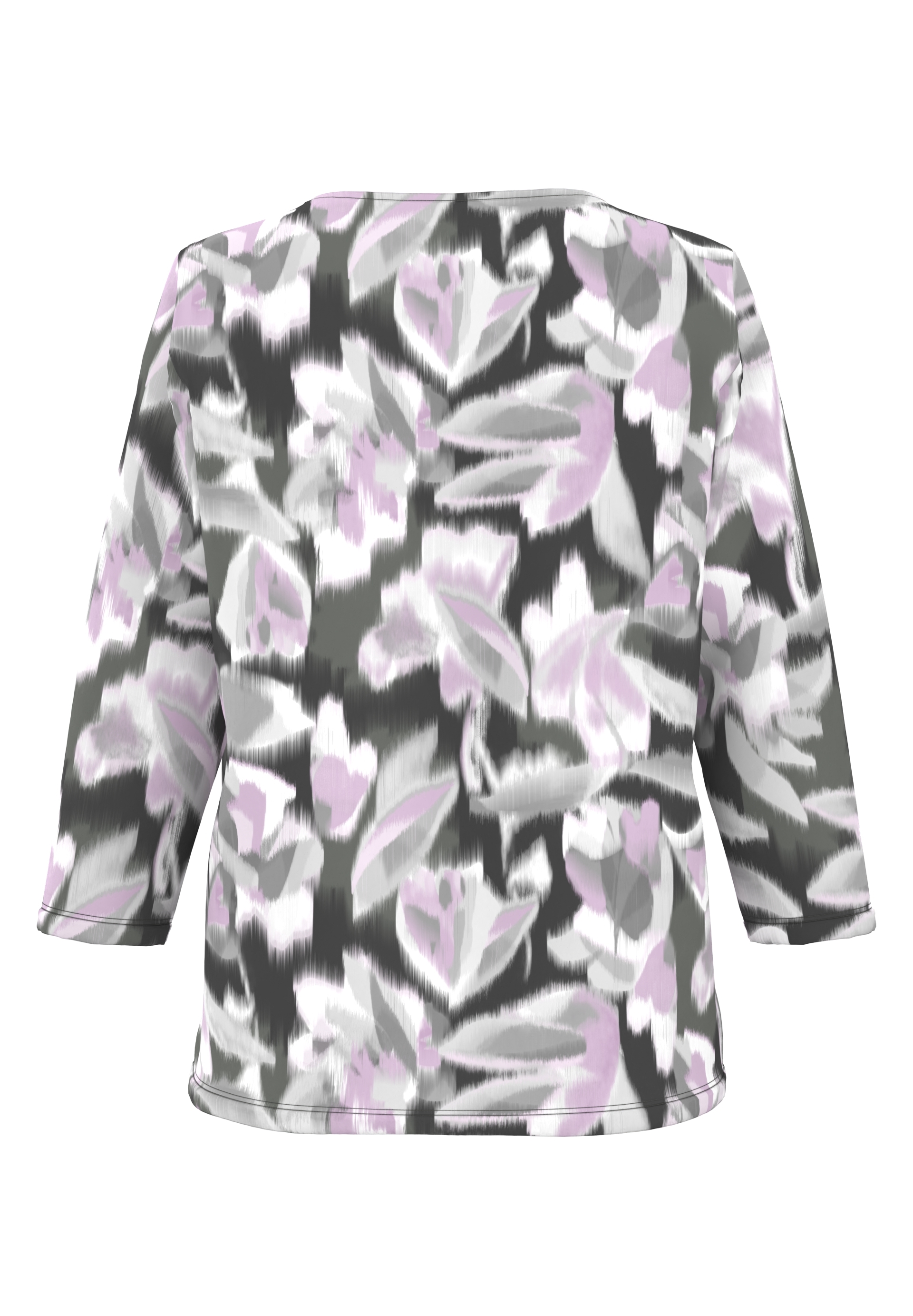 Shirt mit gerundetem V-Ausschnitt - Produktbild 2
