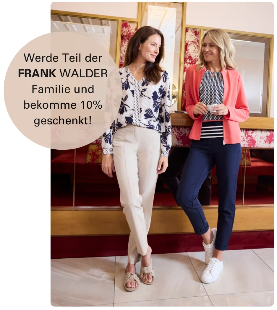 Modelbild Bild einer FRANK WALDER Werbeanzeige