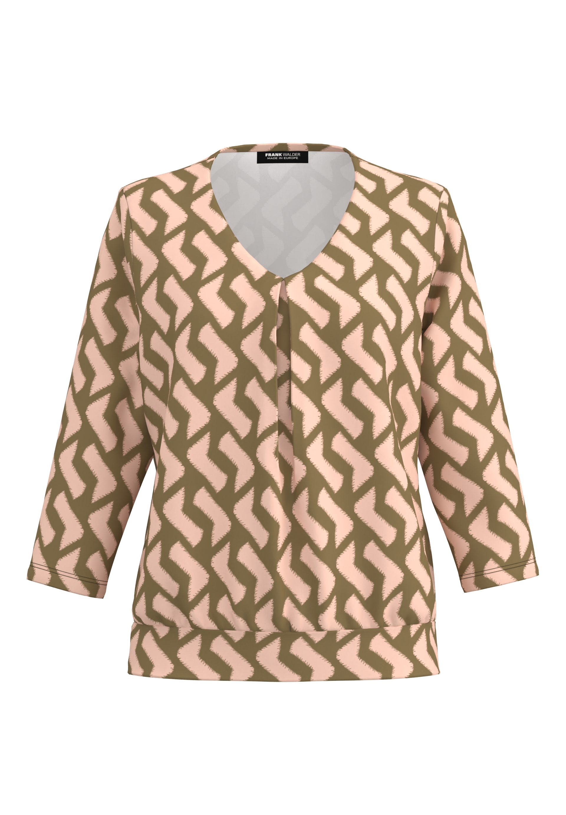 Blusenshirt mit Faltendetail im Vorderteil - Produktbild 1