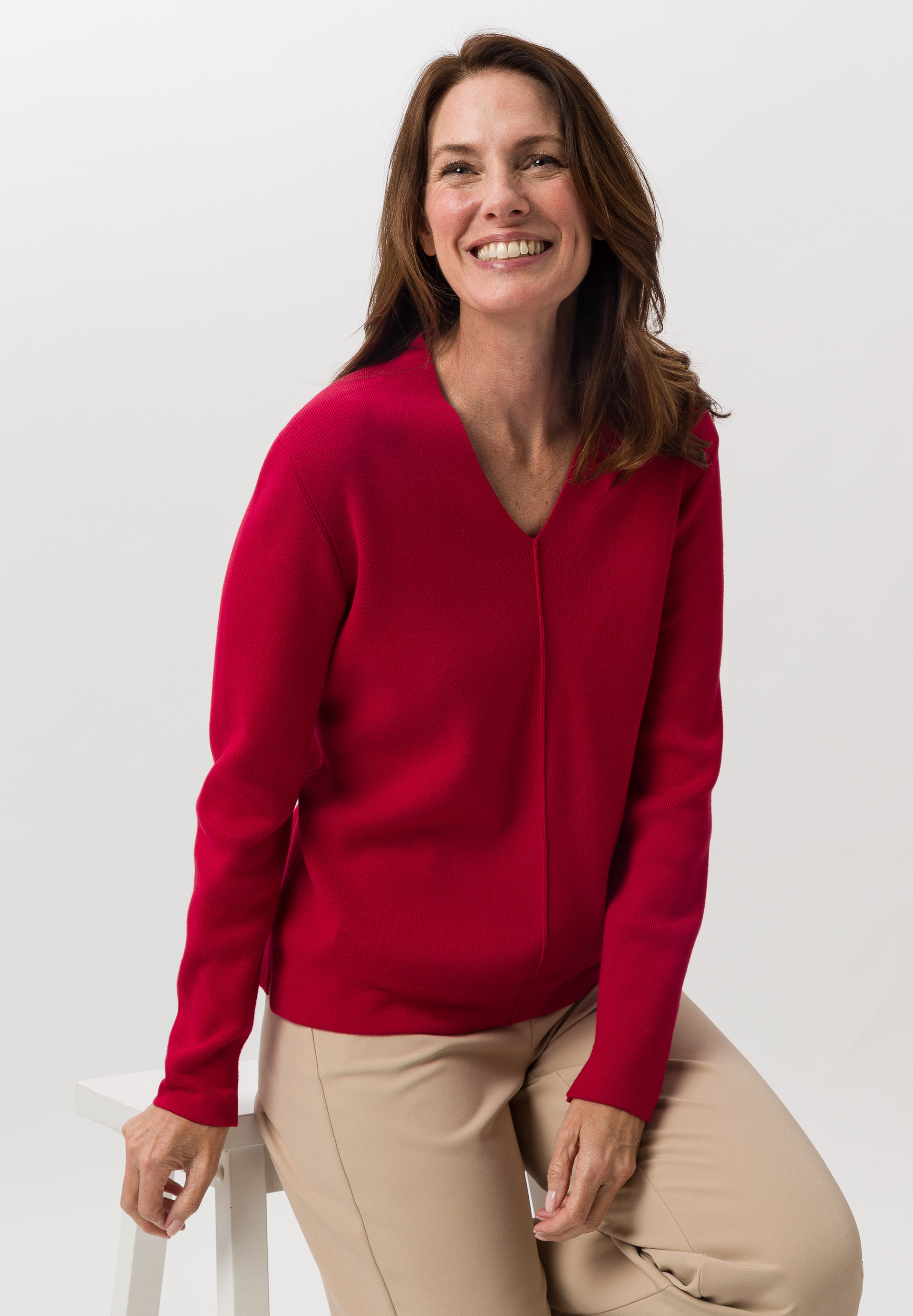 Jumper Made from fine cotton knit Jumper Made from fine cotton knit - Product Image 1