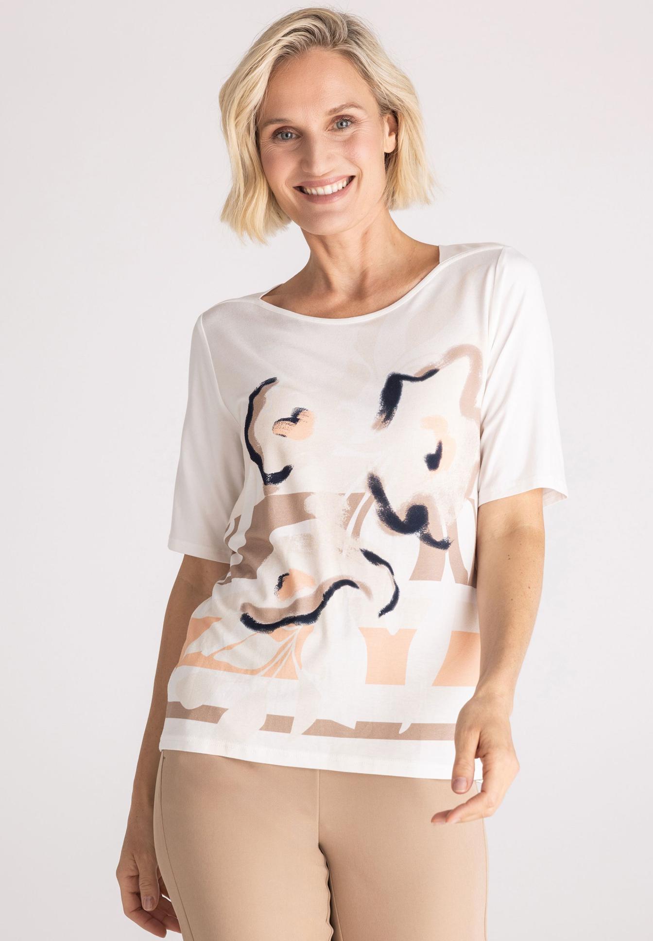 T-Shirt mit Printmix - Produktbild 1