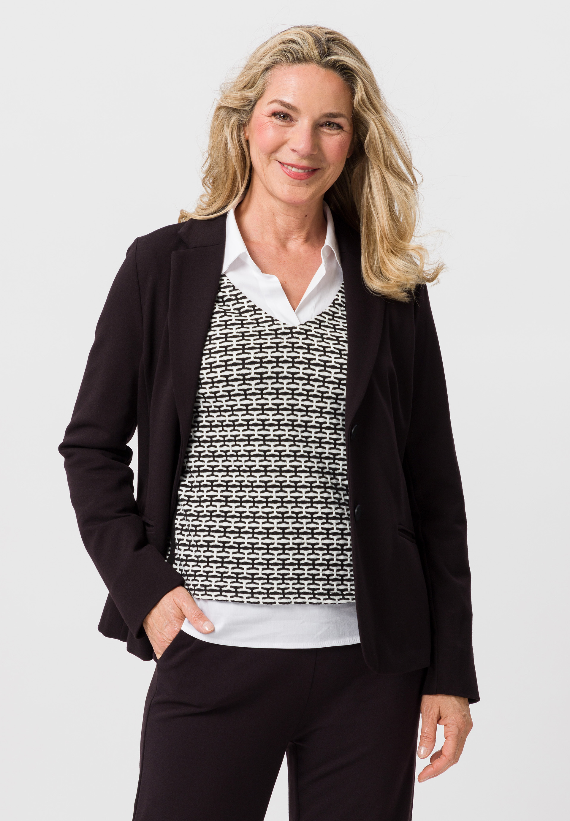 Blazer made from soft jersey - Bild 1 Blazer made from soft jersey - Bild 1