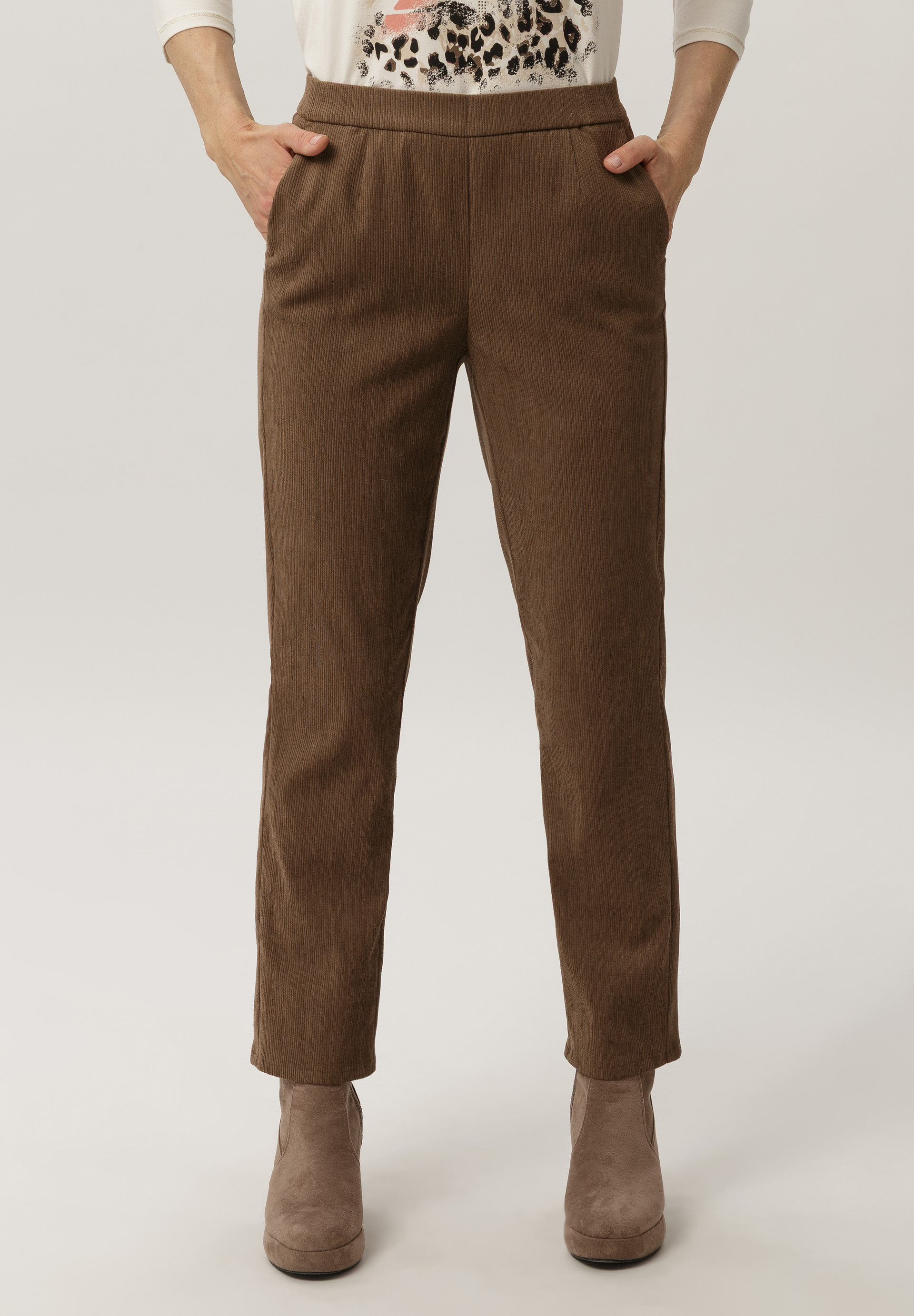 Hose in feinem Stretch-Cord - Produktbild 1